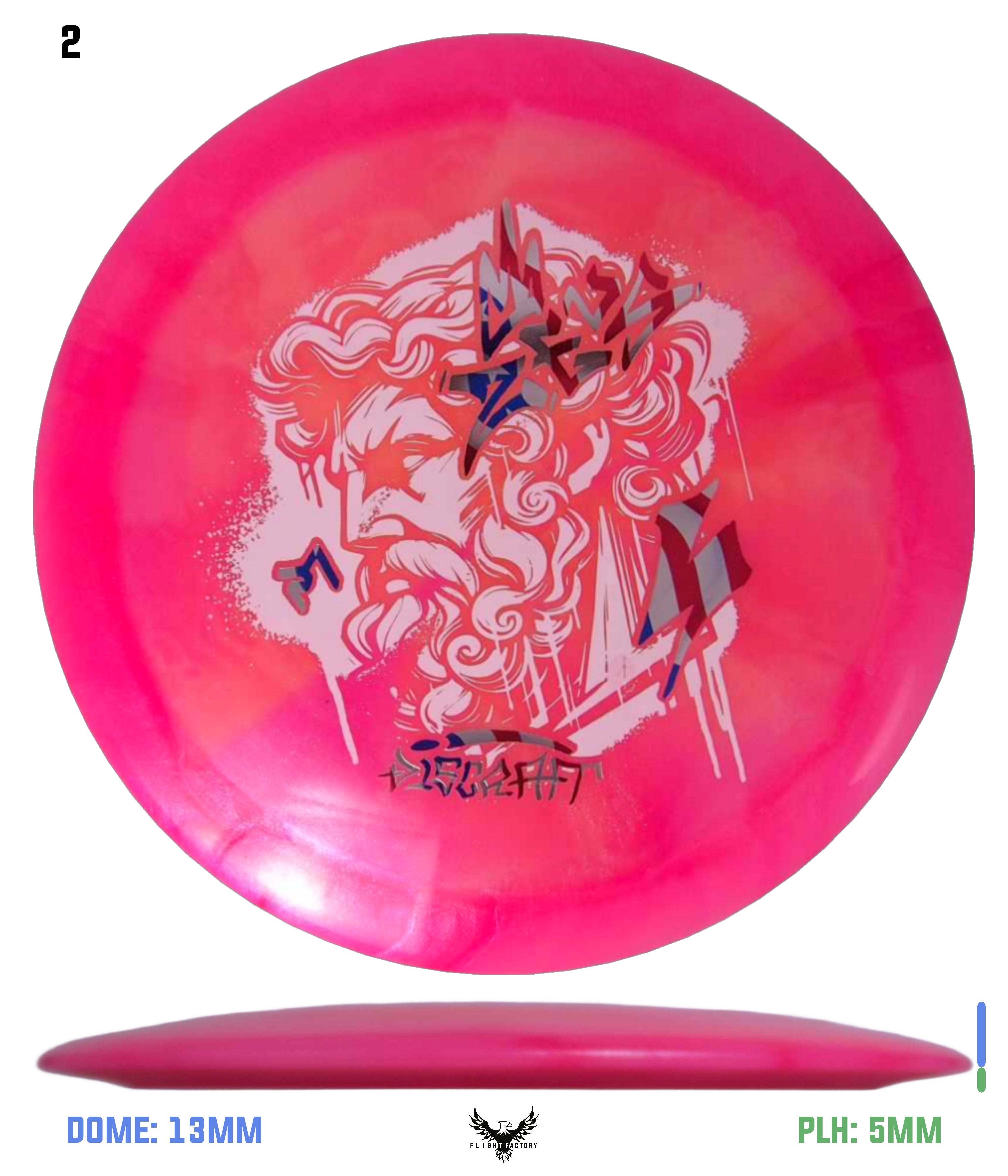 Discraft Paul McBeth Z Swirl Colorshift Zeus - Supreme Flight Open