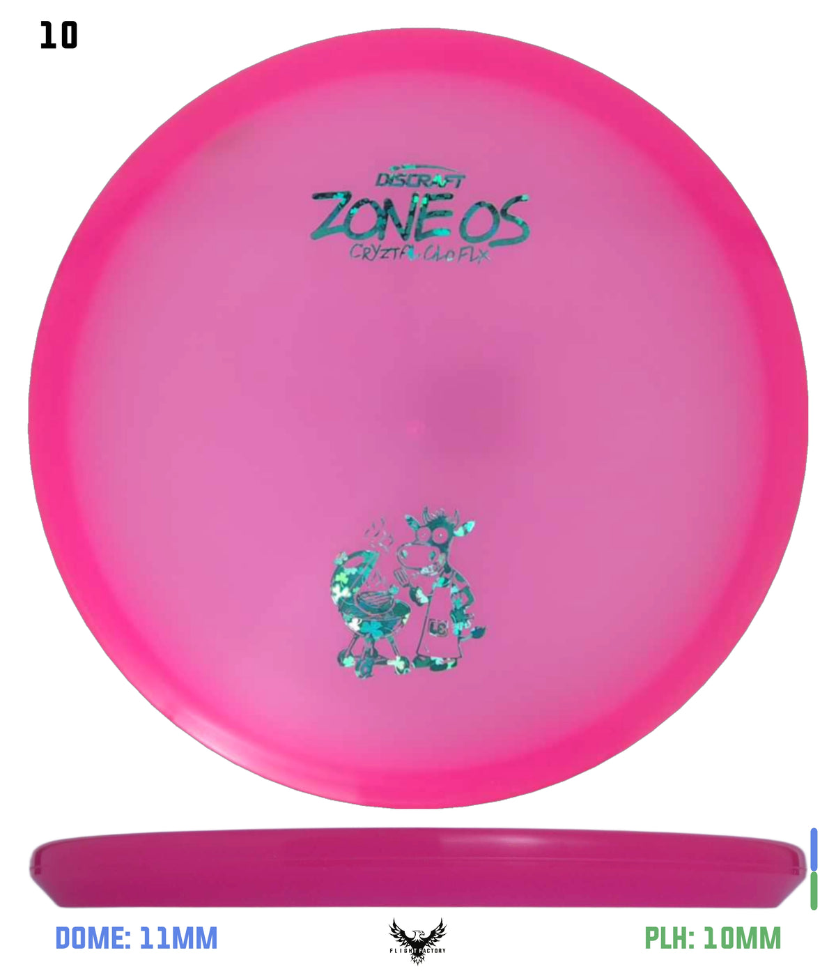 Discraft CryZtal Glo FLX Zone OS - Ledgestone Wave 2 (2025)