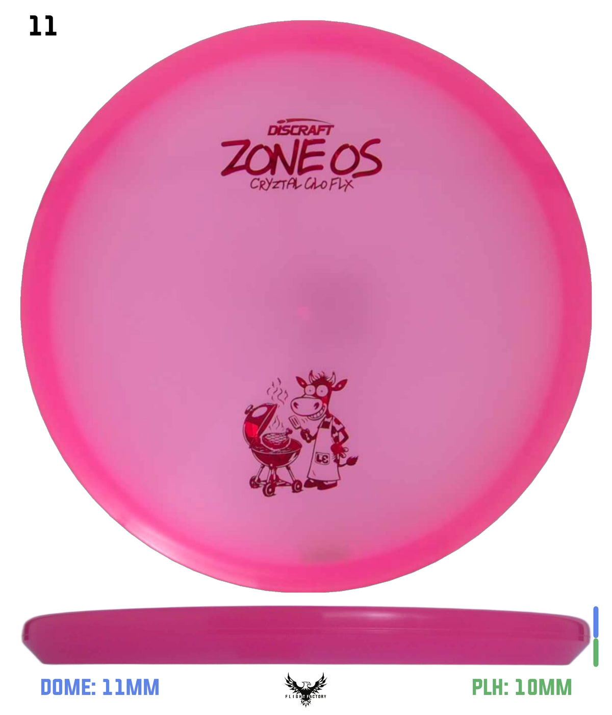 Discraft CryZtal Glo FLX Zone OS - Ledgestone Wave 2 (2025)