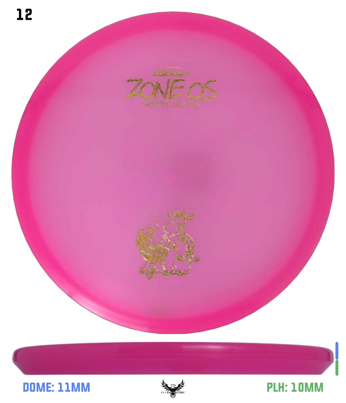 Discraft CryZtal Glo FLX Zone OS - Ledgestone Wave 2 (2025)