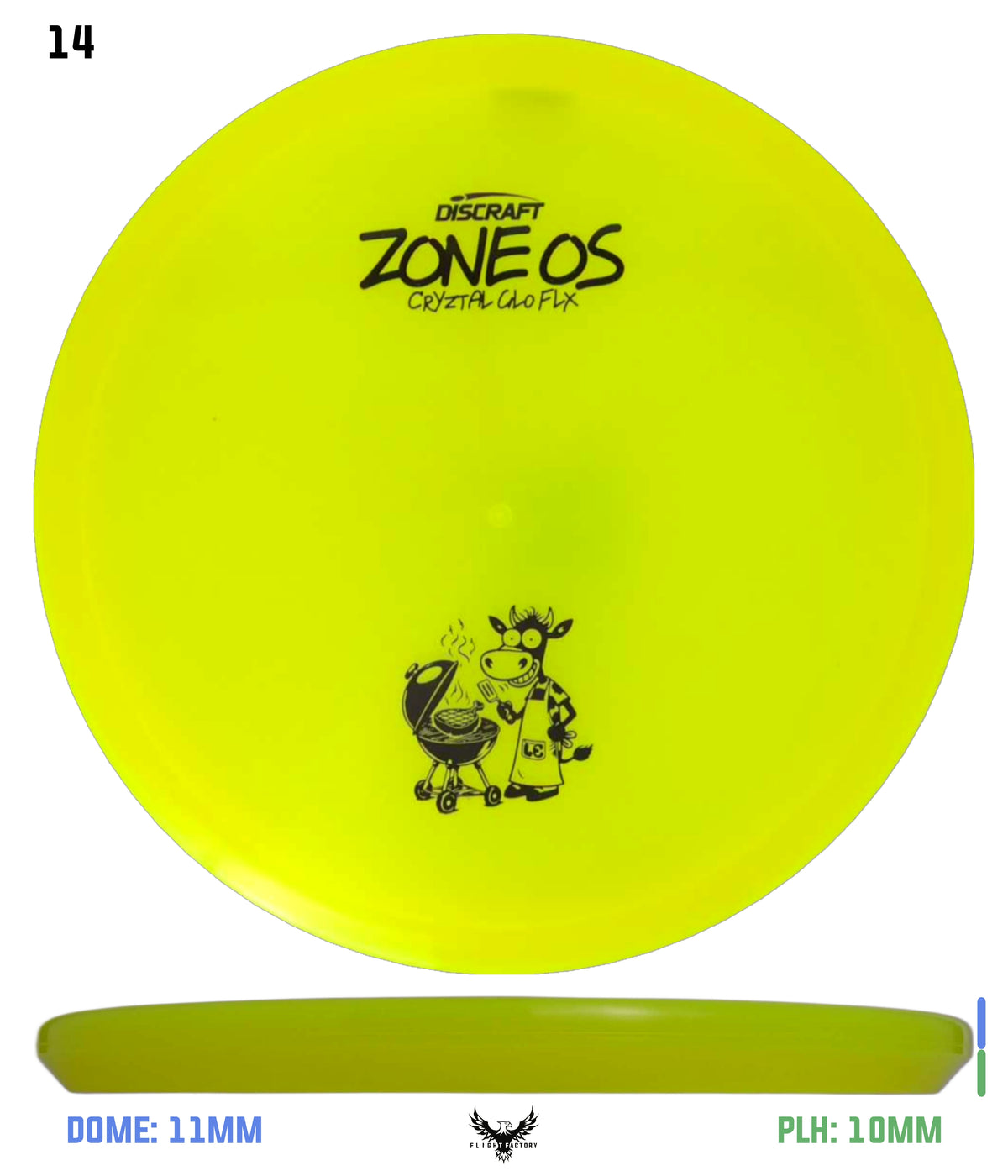 Discraft CryZtal Glo FLX Zone OS - Ledgestone Wave 2 (2025)
