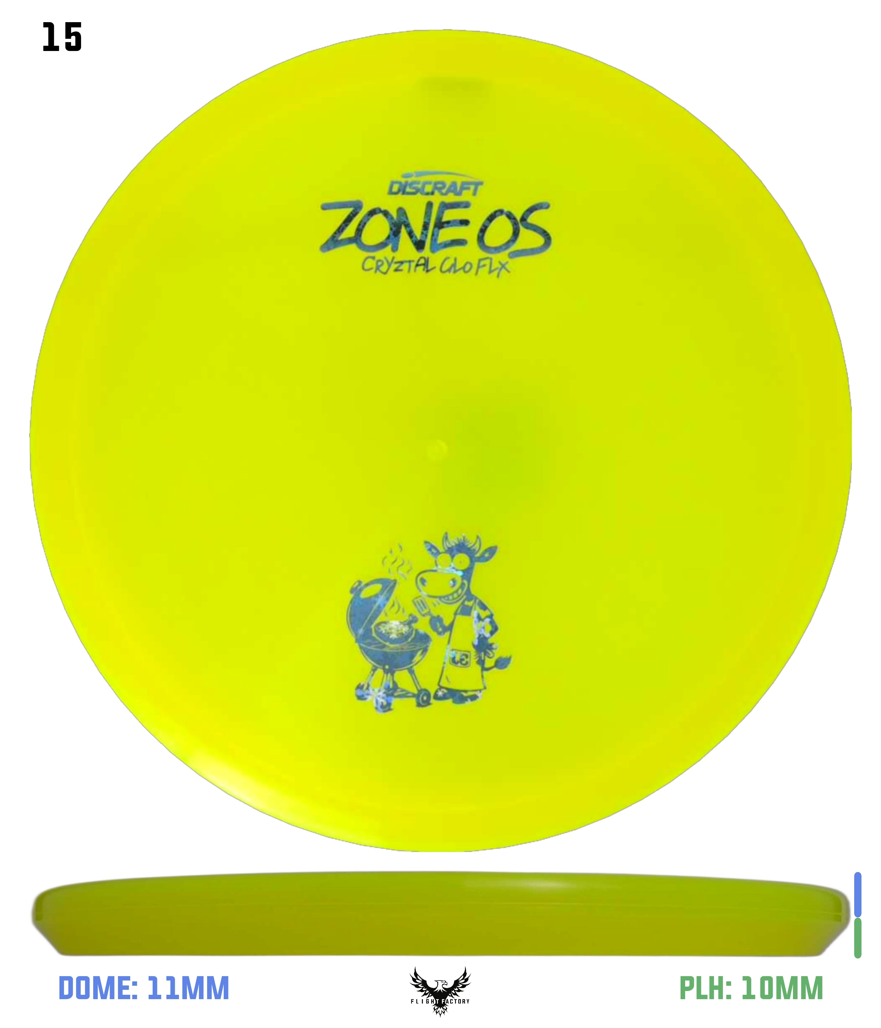 Discraft CryZtal Glo FLX Zone OS - Ledgestone Wave 2 (2025