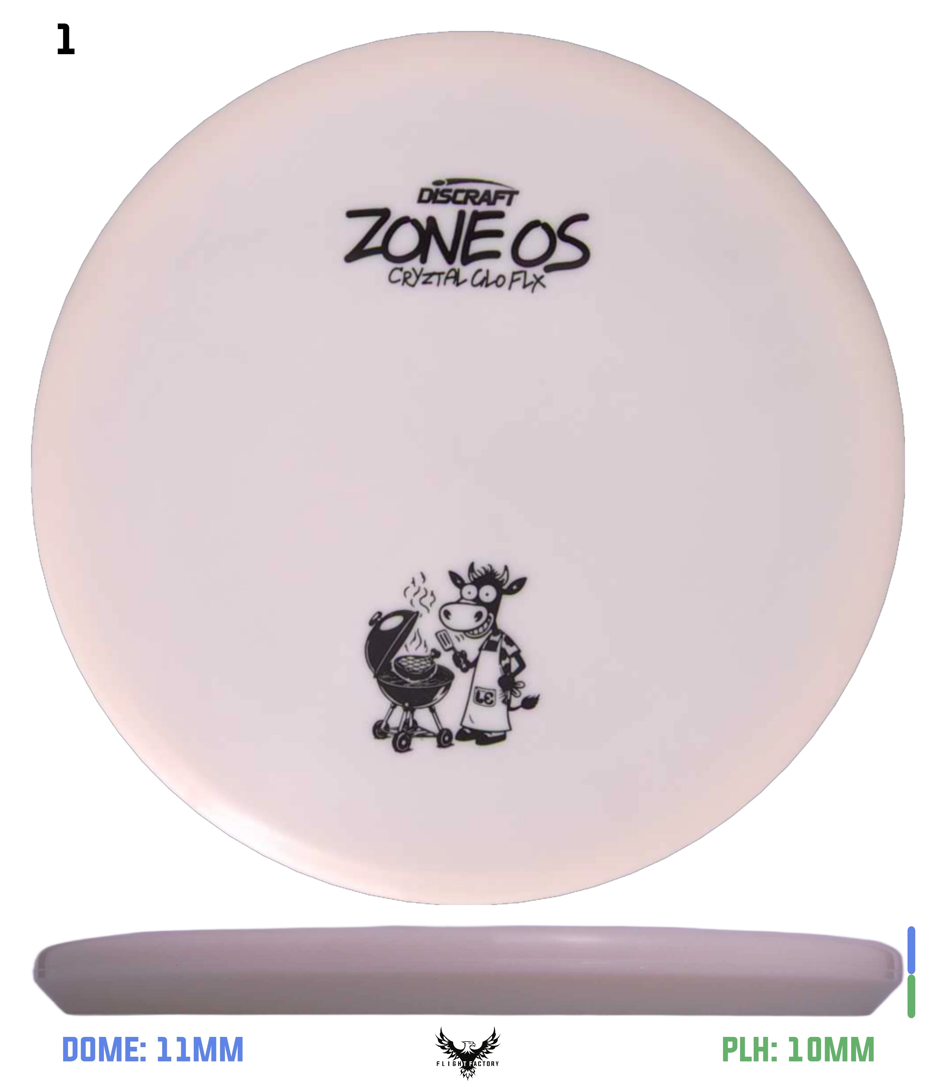 Discraft CryZtal Glo FLX Zone OS - Ledgestone Wave 2 (2025