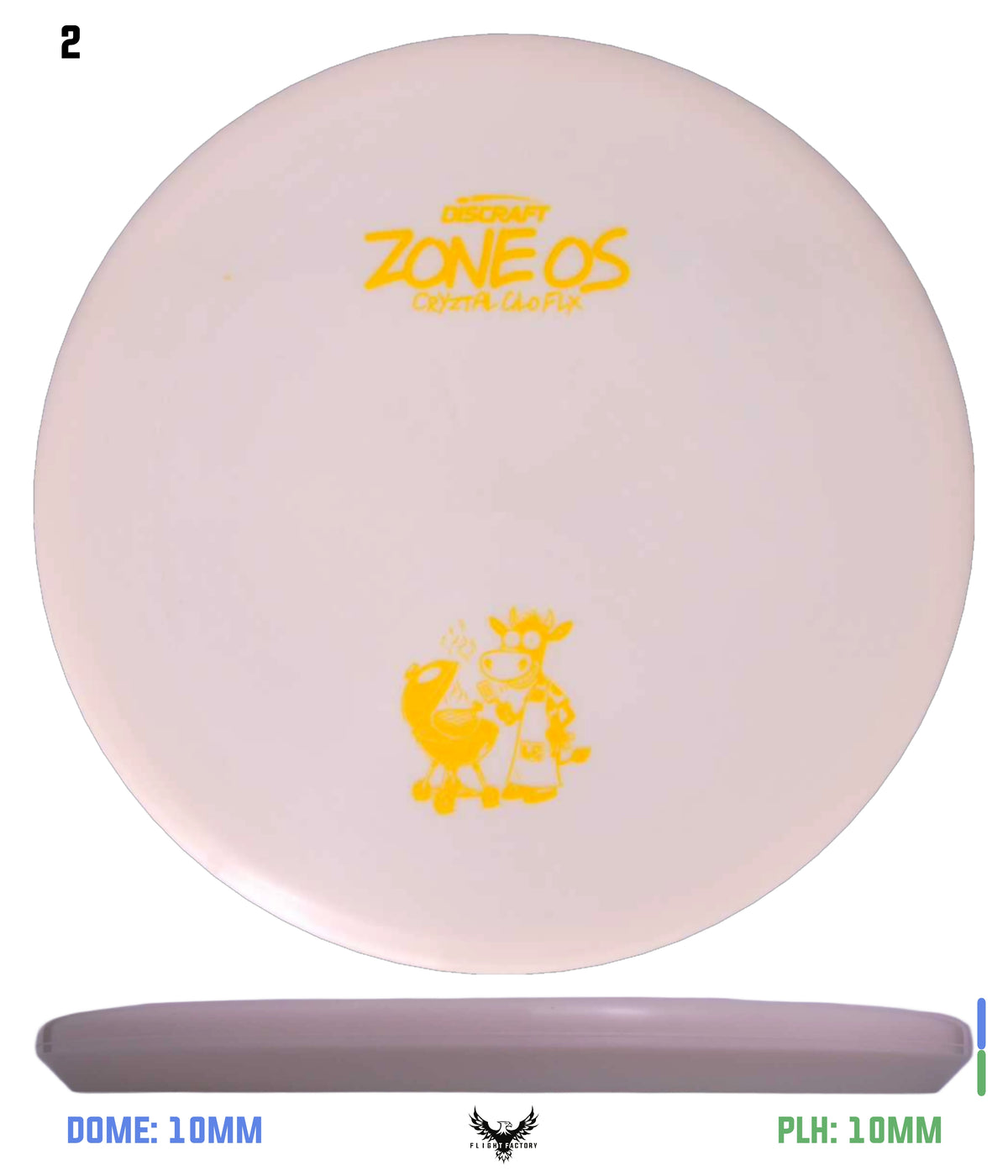 Discraft CryZtal Glo FLX Zone OS - Ledgestone Wave 2 (2025)
