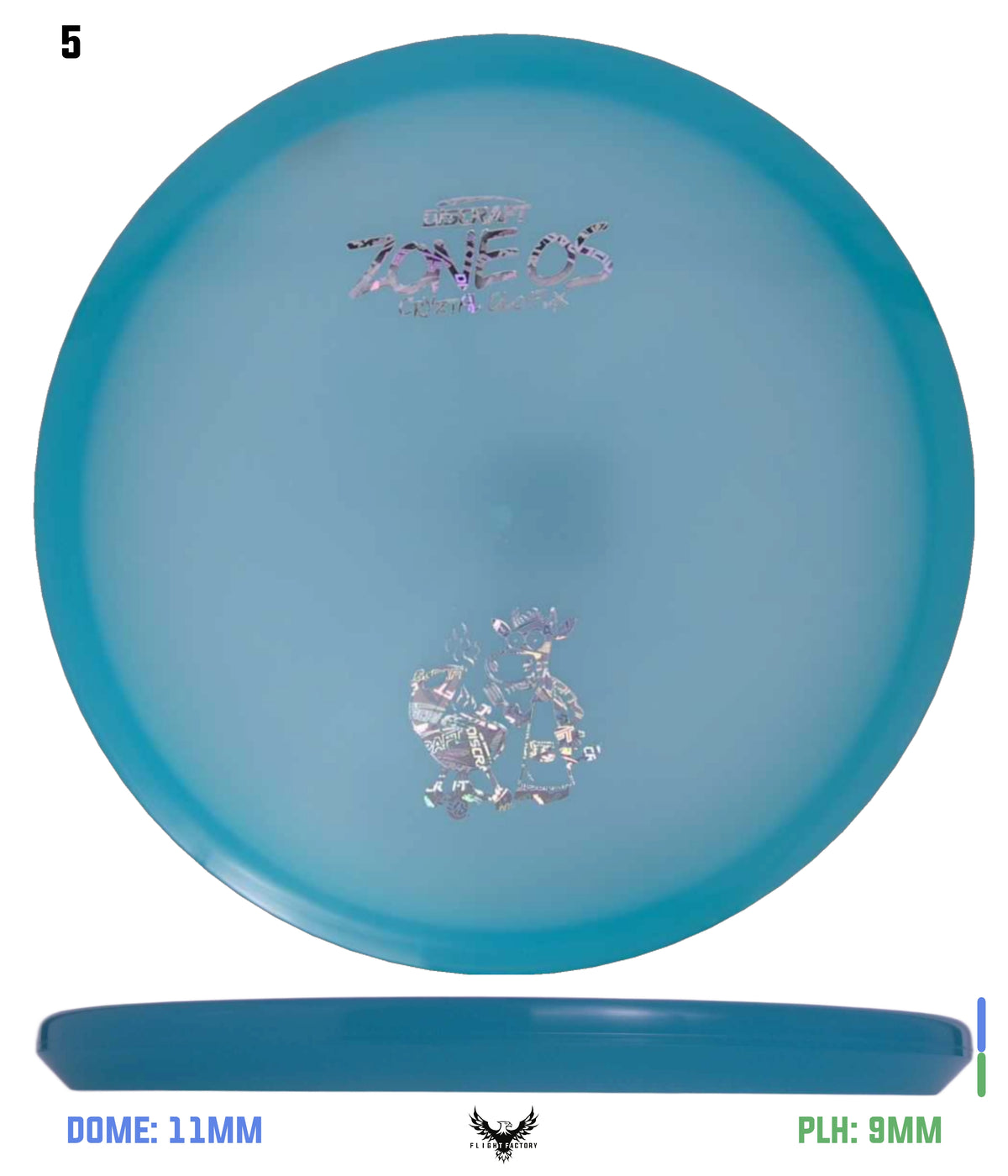 Discraft CryZtal Glo FLX Zone OS - Ledgestone Wave 2 (2025)