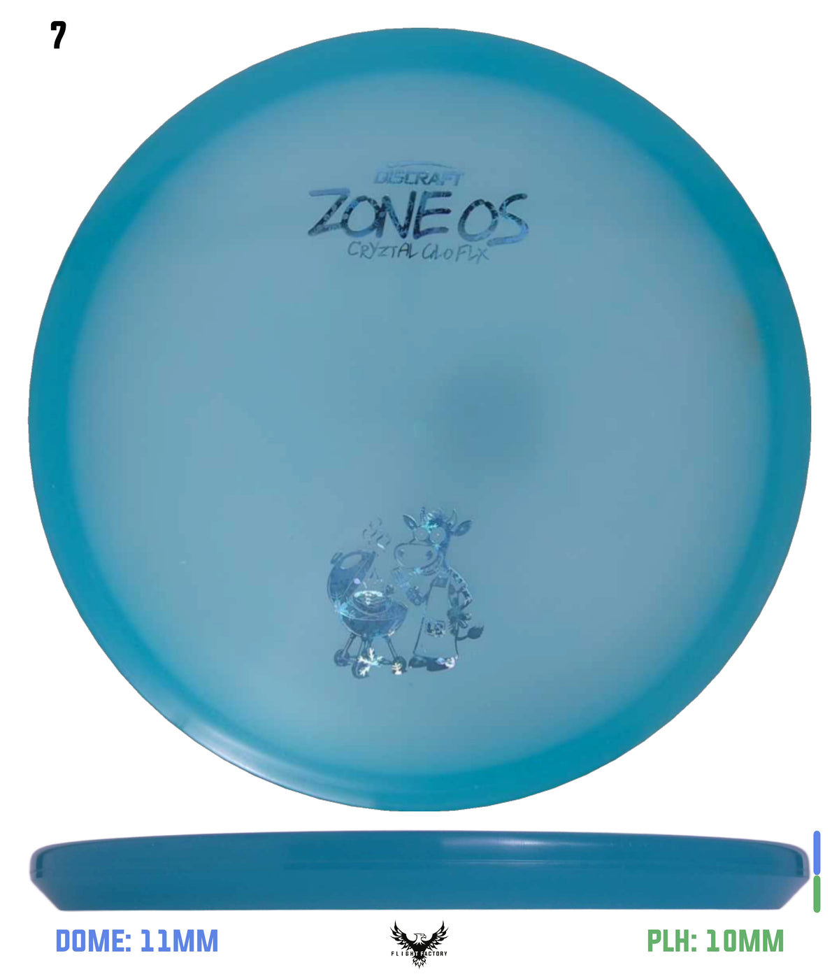 Discraft CryZtal Glo FLX Zone OS - Ledgestone Wave 2 (2025)