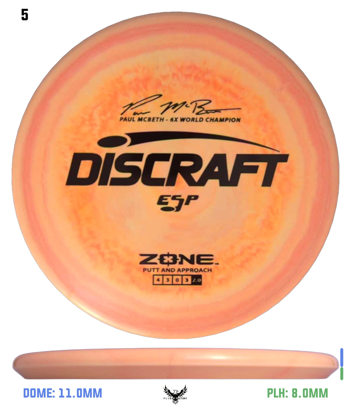 Discraft ESP Zone - Paul McBeth 6x Signature