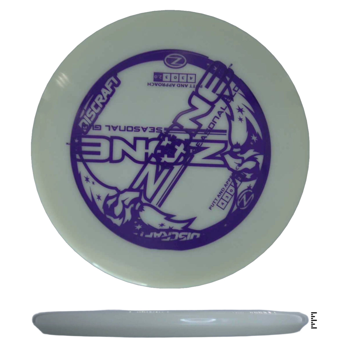 Discraft Seasonal Glo Z Zone - Misprints