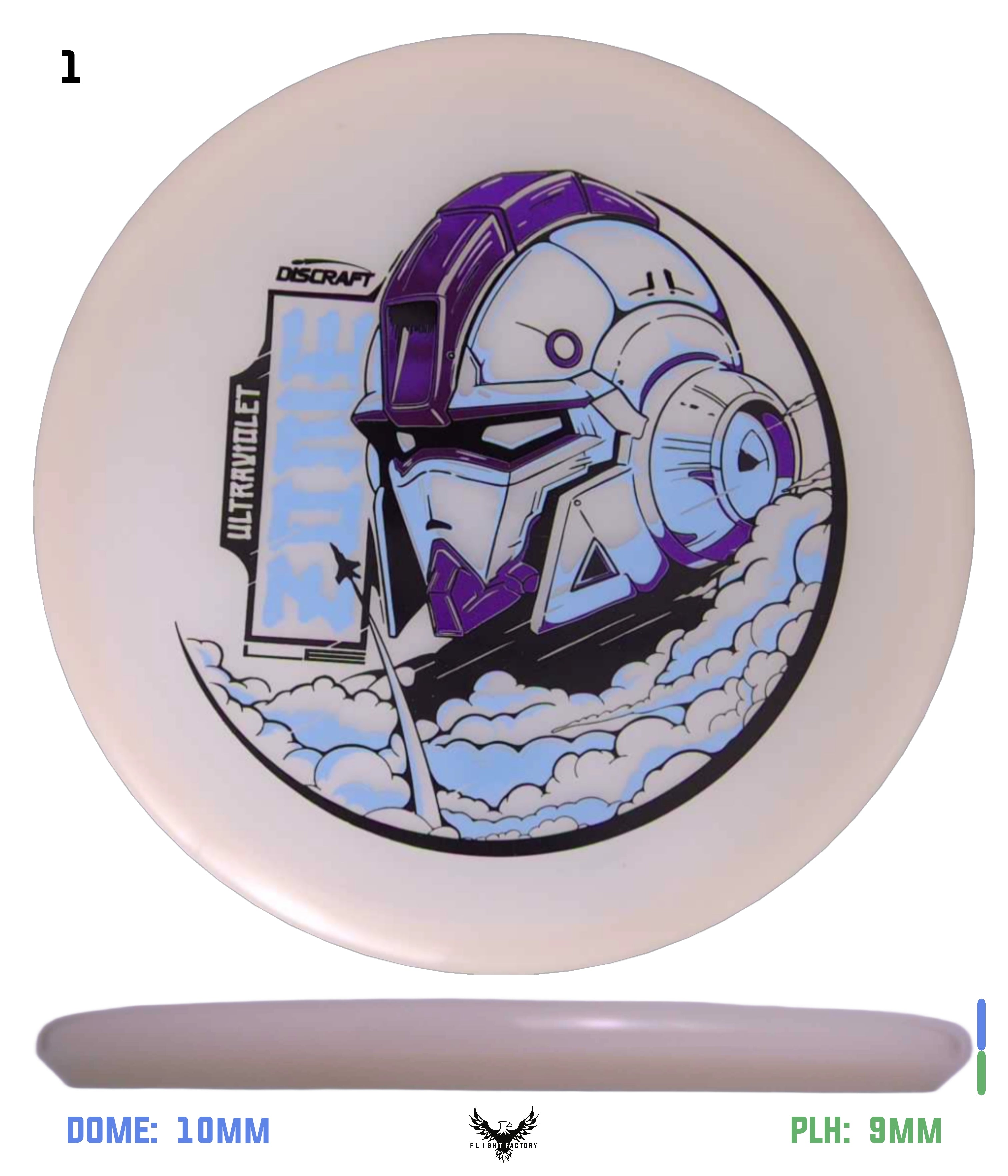 Discraft TriFoil UV Z Zone - Ledgestone Wave 1 (2025) - Flight