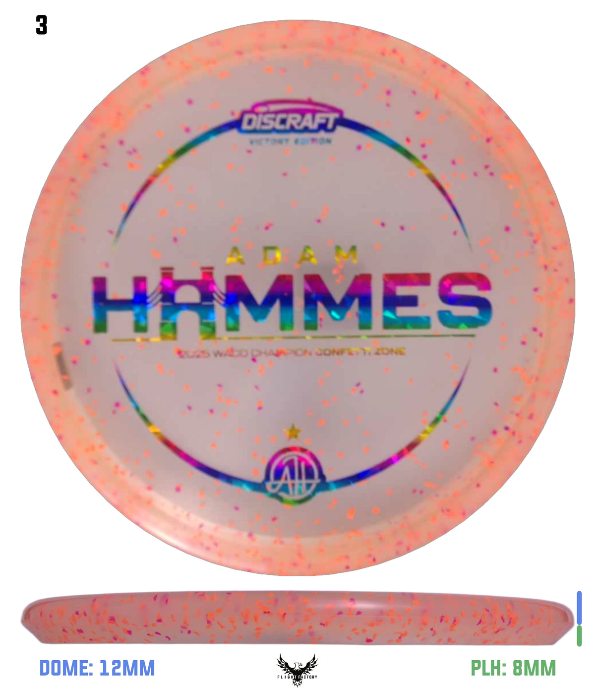 Discraft Z Confetti Zone - Adam Hammes Waco Victory Edition