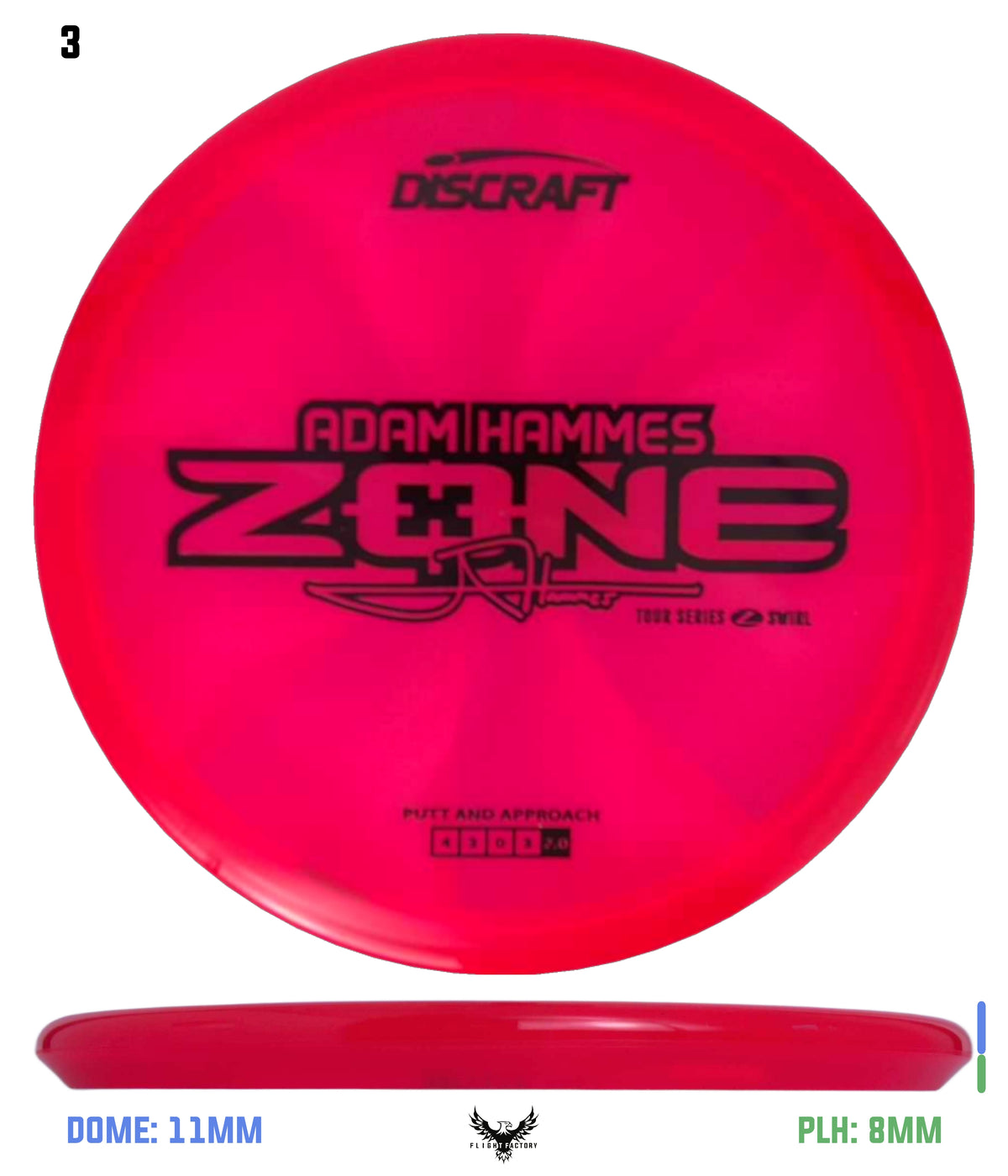 Discraft Adam Hammes 2025 Tour Series Z Swirl Zone