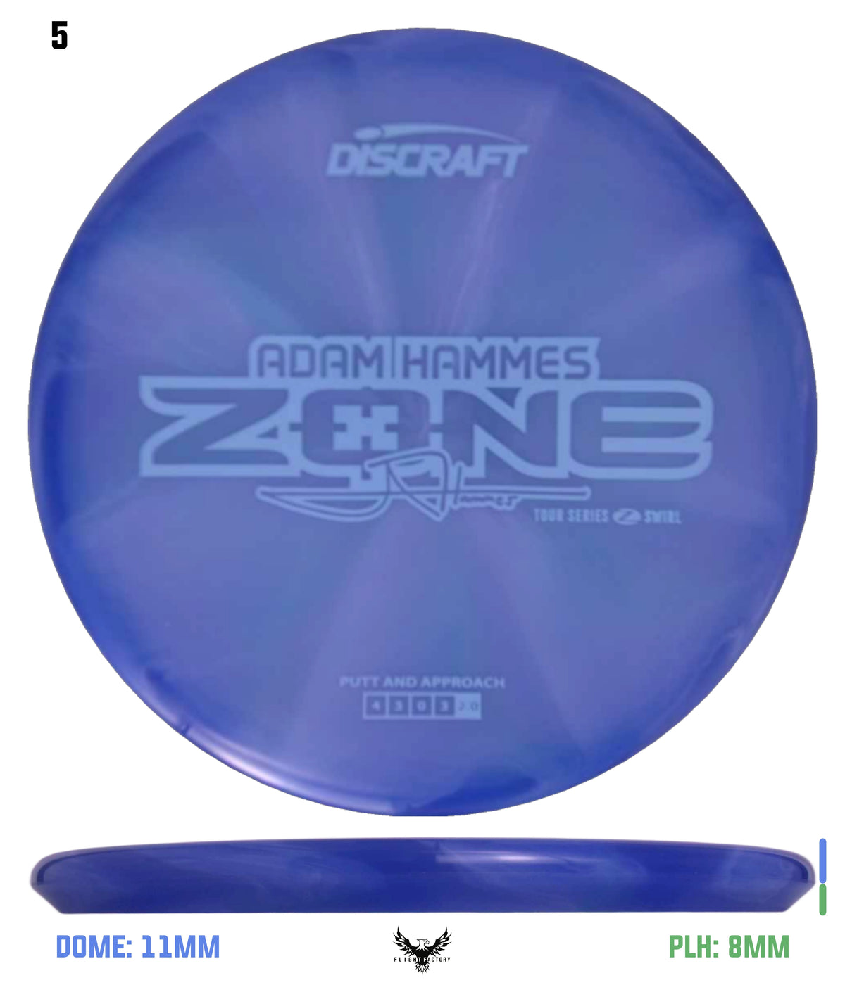 Discraft Adam Hammes 2025 Tour Series Z Swirl Zone