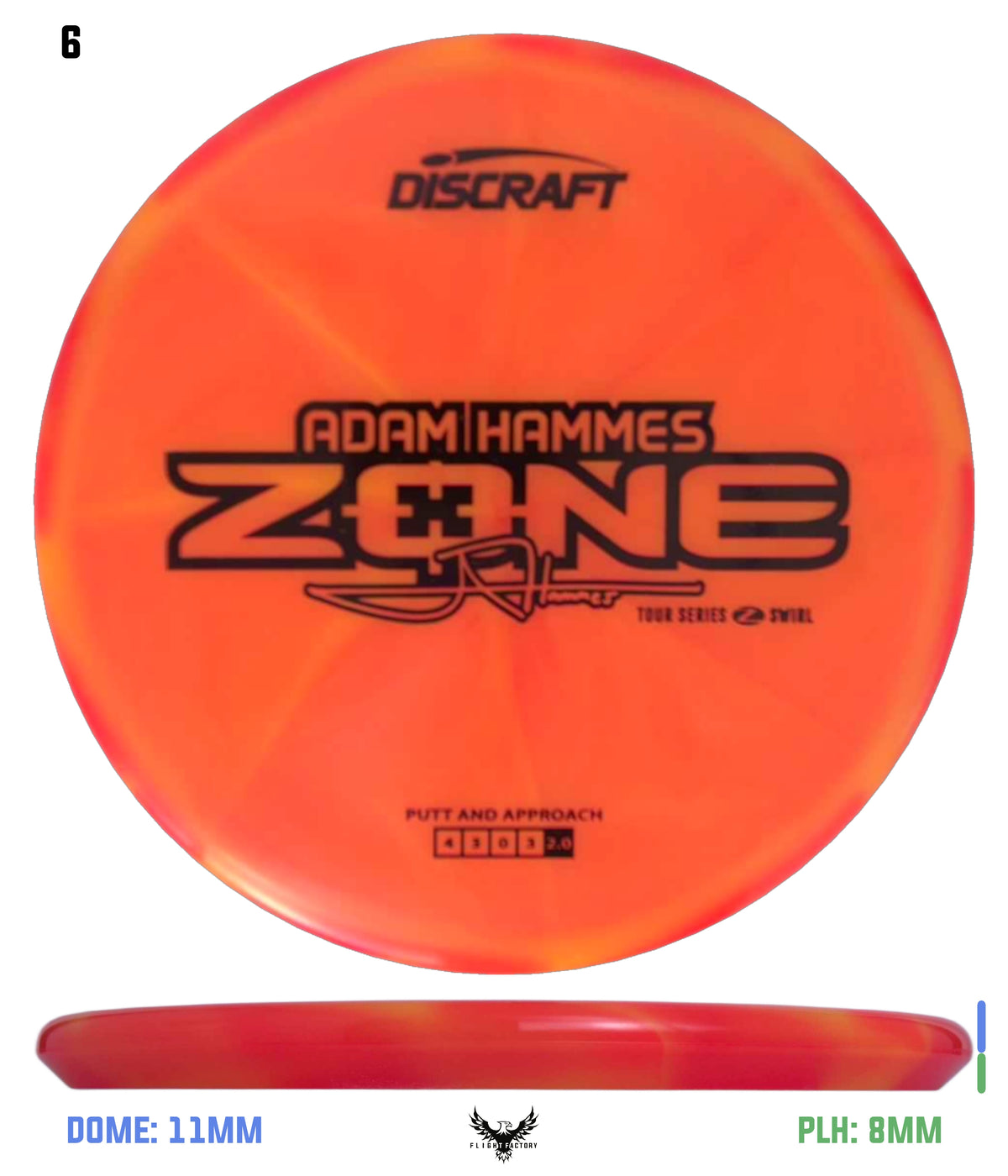 Discraft Adam Hammes 2025 Tour Series Z Swirl Zone