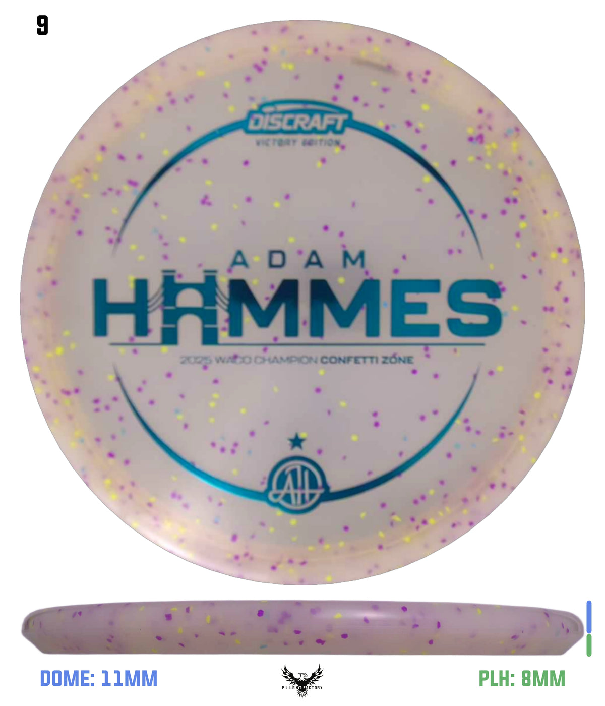 Discraft Z Confetti Zone - Adam Hammes Waco Victory Edition