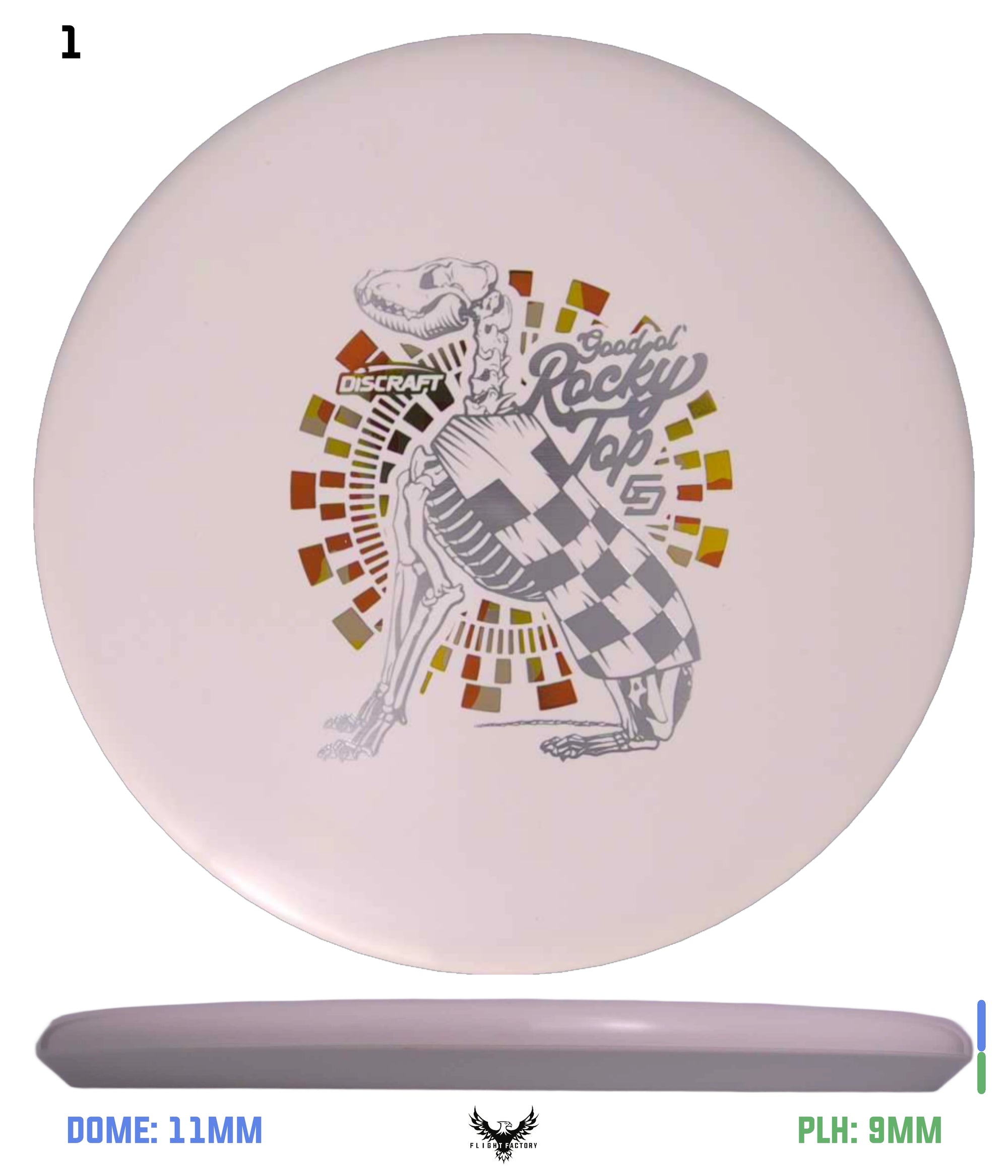 Discraft White ESP Zone - Chris Dickerson Rocky Top
