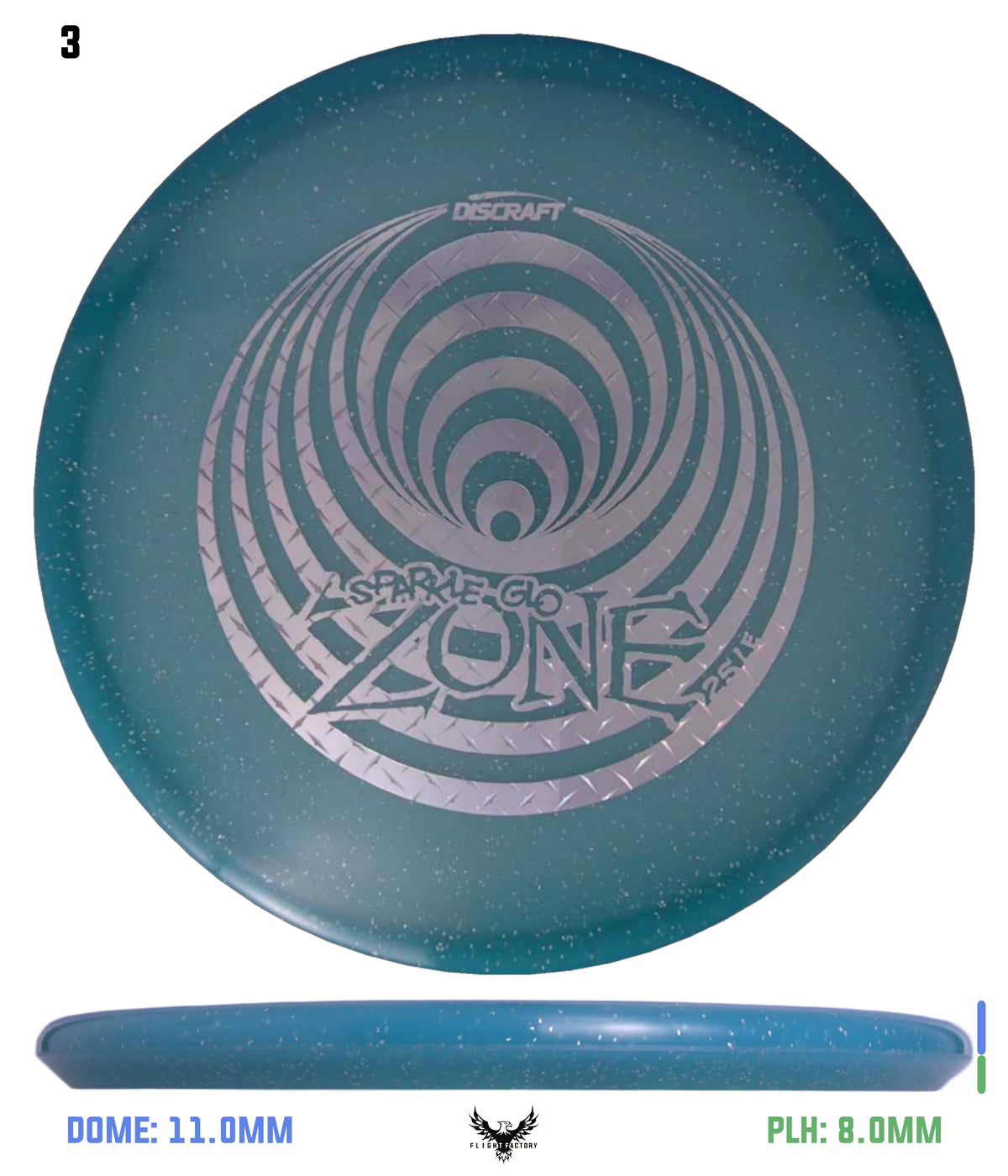 Discraft Z Glo Sparkle Zone - Ledgestone Season 3 (2025)