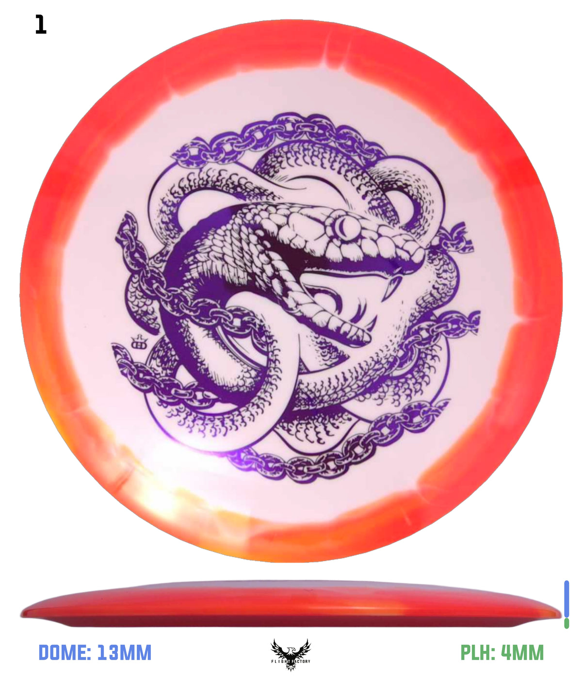 Dynamic Discs Fuzion Orbit Trespass - Snake