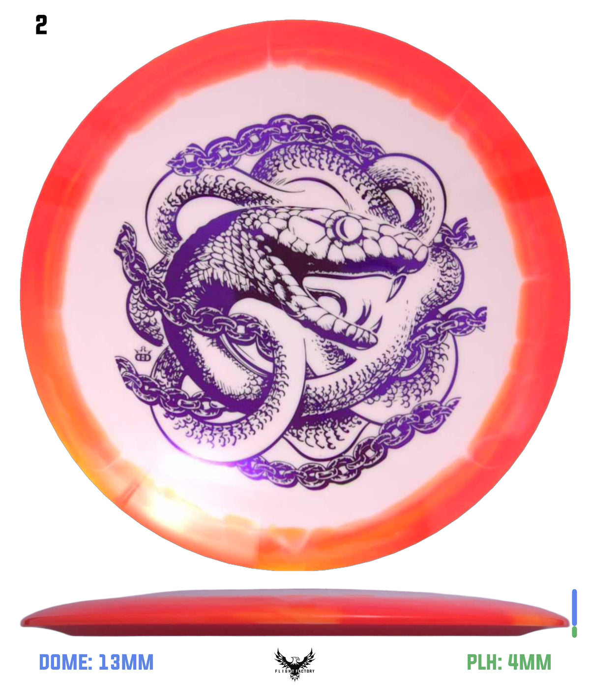 Dynamic Discs Fuzion Orbit Trespass - Snake