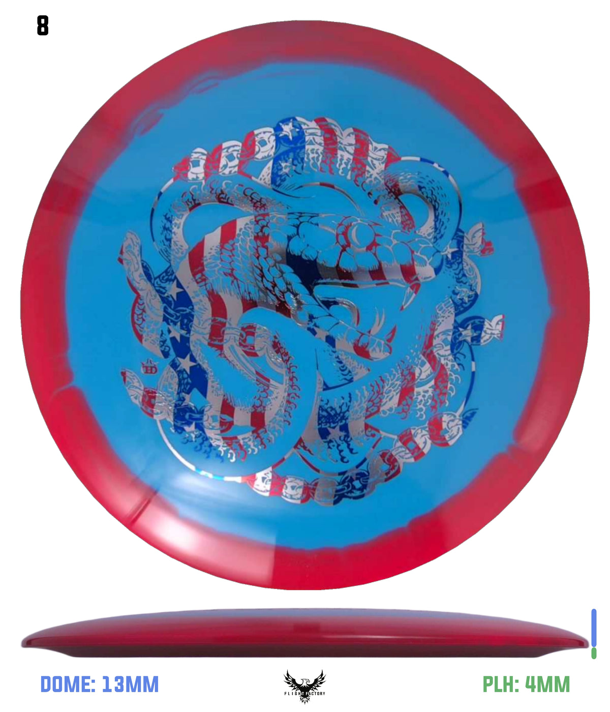 Dynamic Discs Fuzion Orbit Trespass - Snake