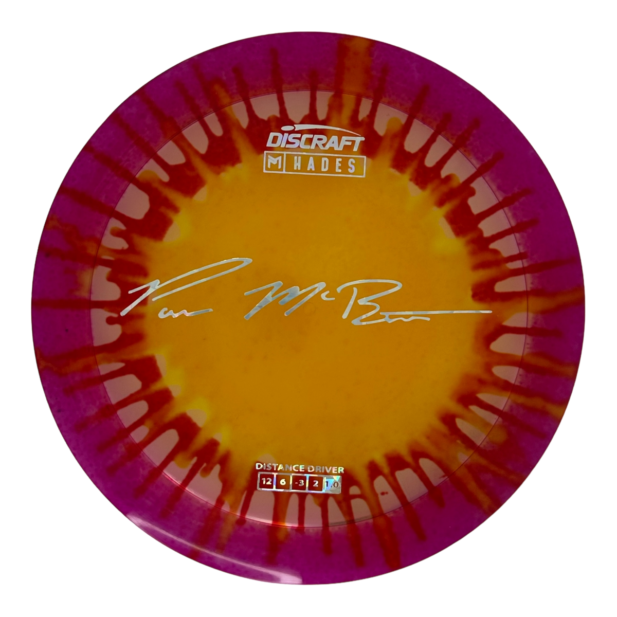 Discraft Paul McBeth Fly Dye Z Hades - Signature Stamp