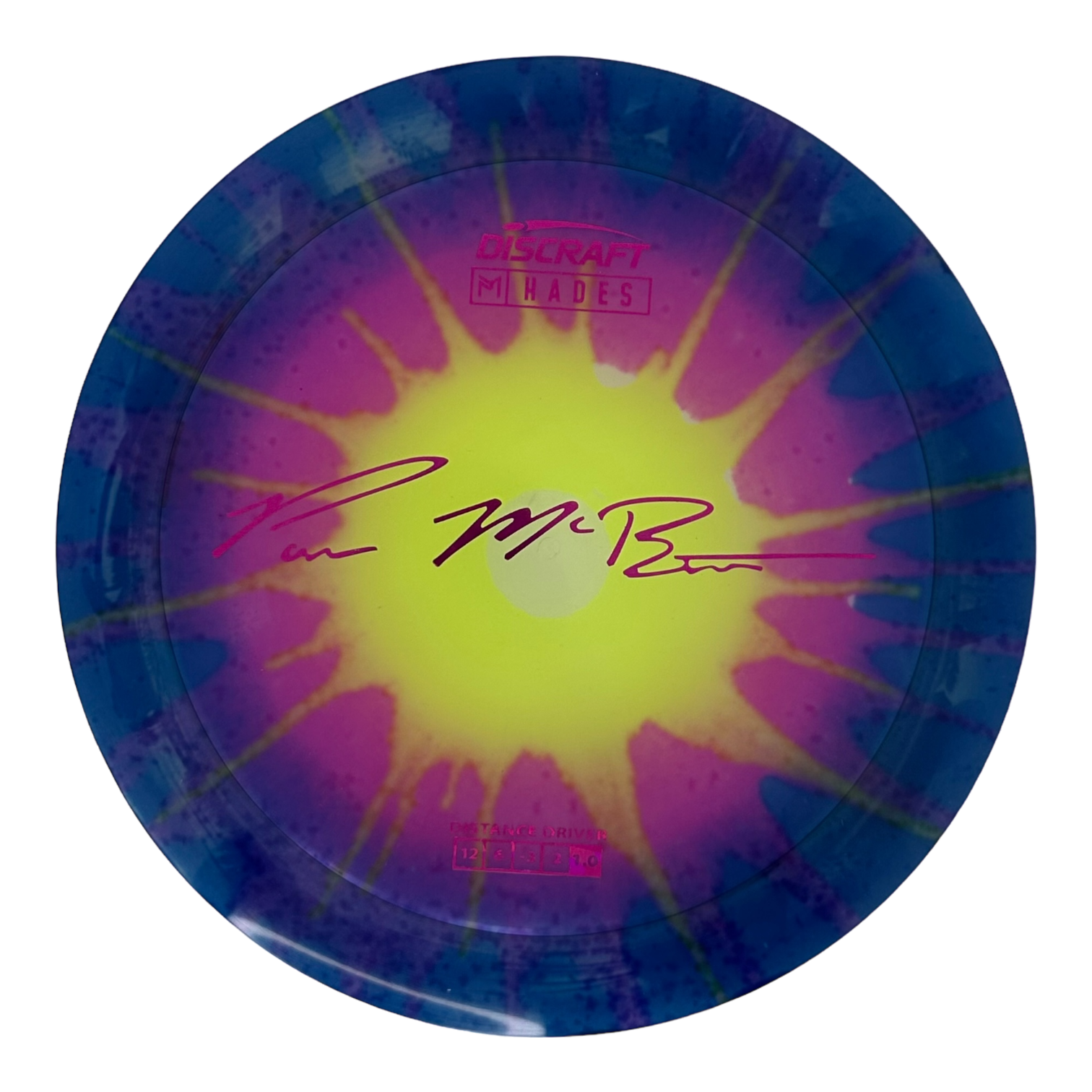 Discraft Paul McBeth Fly Dye Z Hades - Signature Stamp - Flight