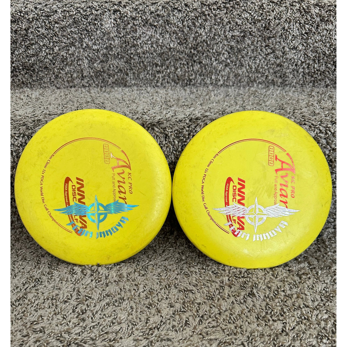 KC Pro Aviar Team Stamps - Yellow 2-Pack