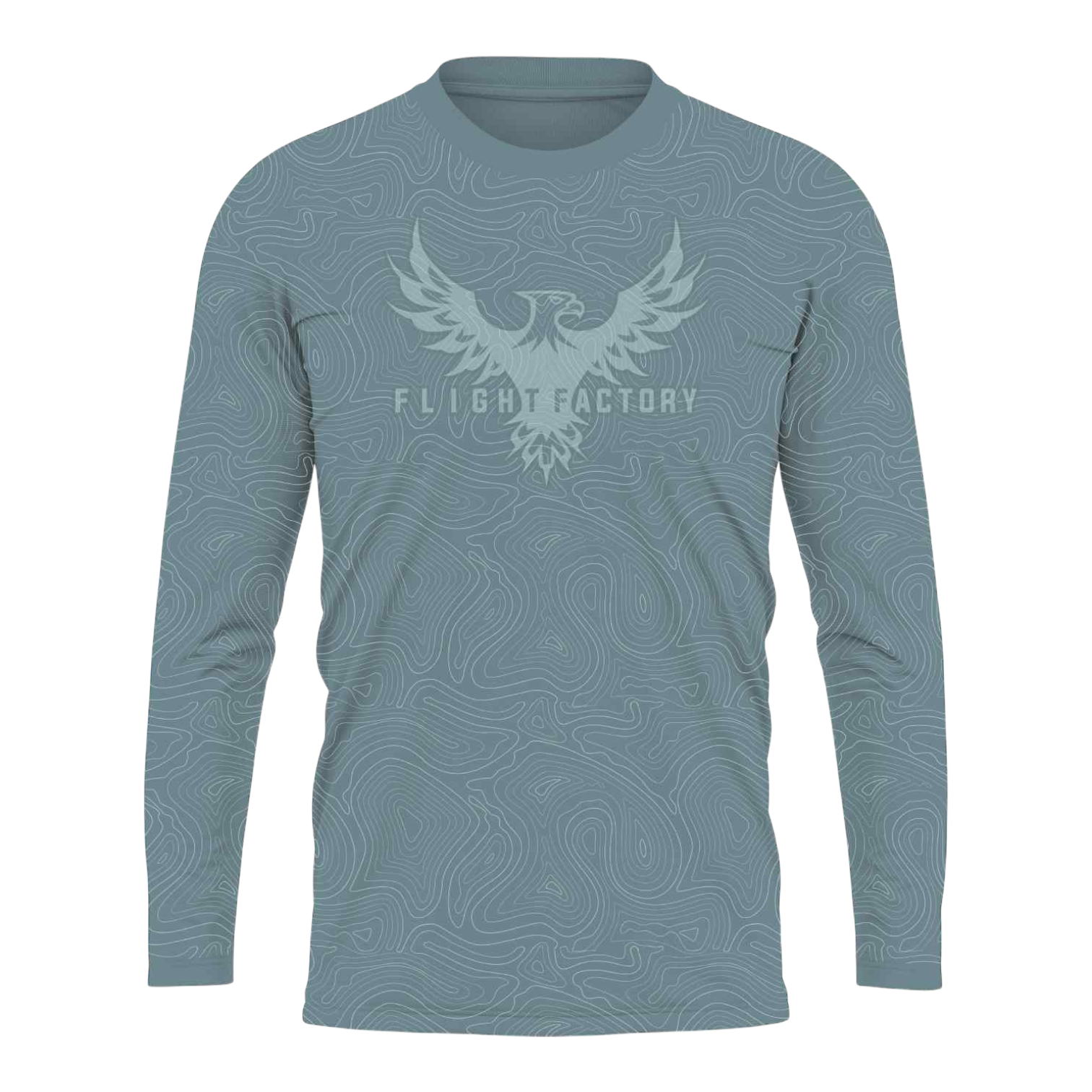 Flight Factory Long Sleeve Jersey - Topographic (PRE-ORDER)