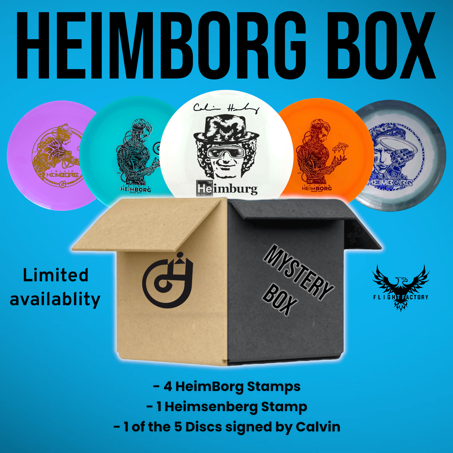 2025 Calvin Heimburg Mystery Box - HeimBorg - Flight Factory Discs