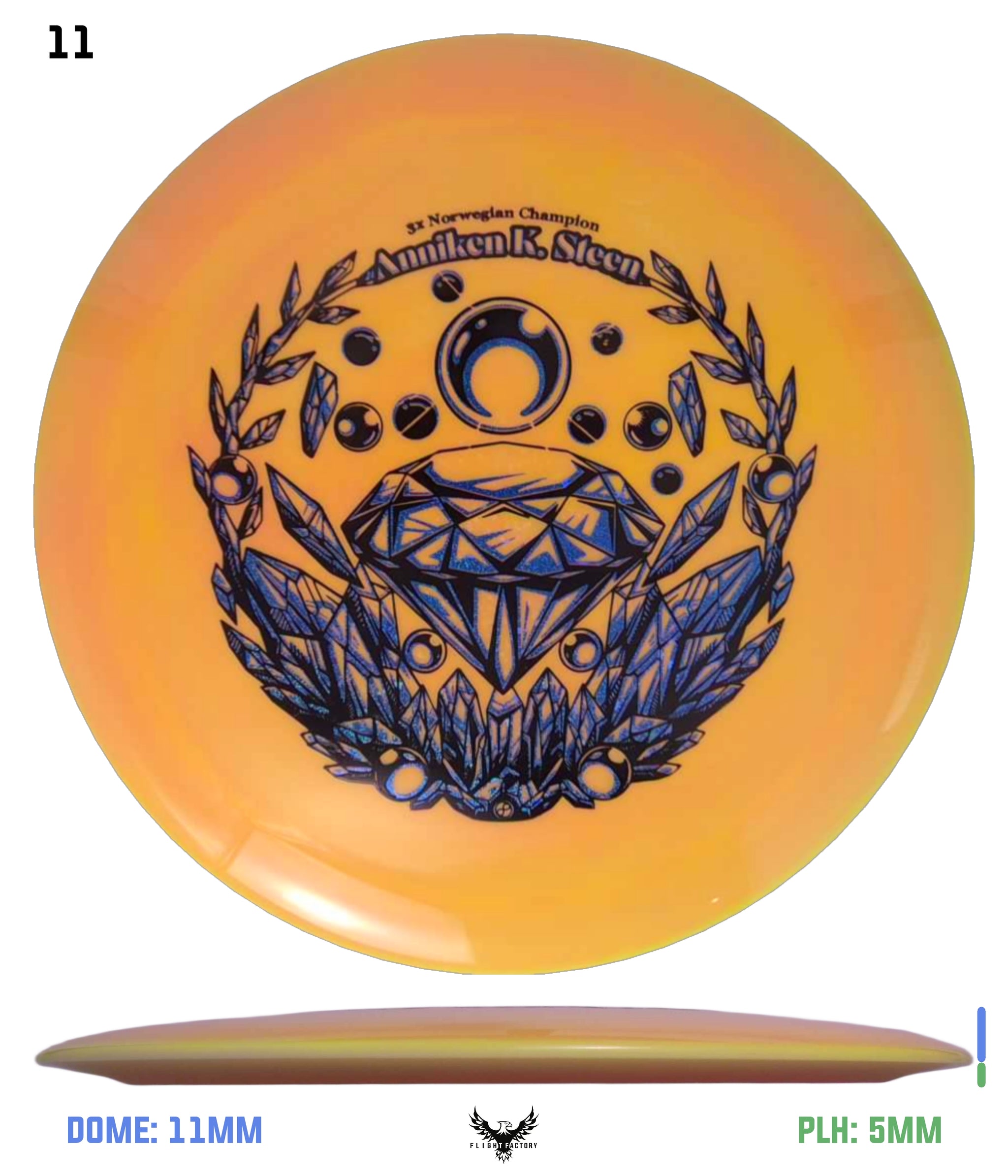 Infinite Discs Signature Swirly S-Blend Emperor - Anniken Steen