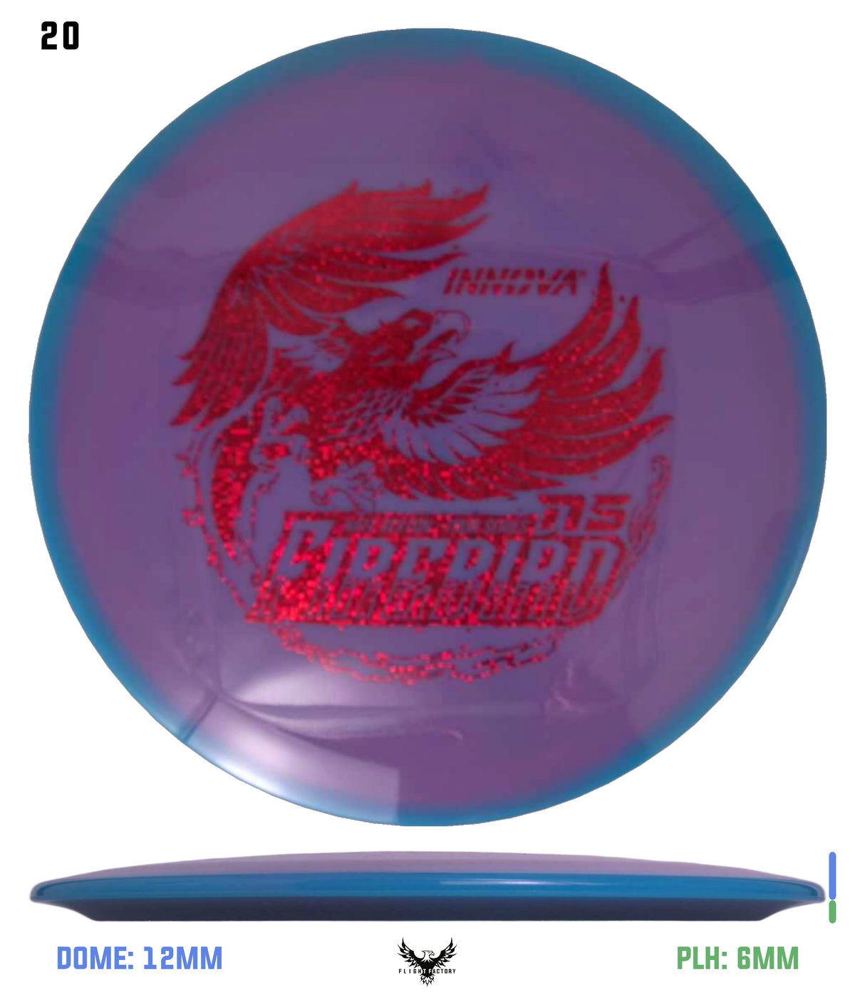 Innova Proto Glow Halo Champion Firebird - Nate Sexton Tour Series (2025)