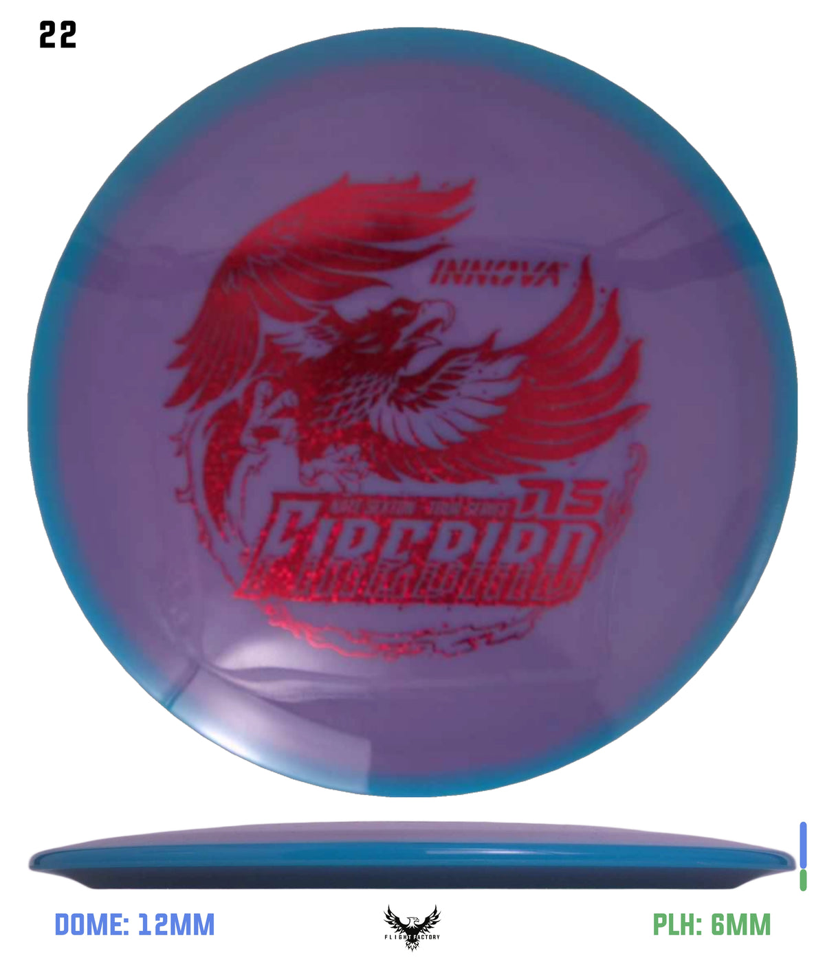 Innova Proto Glow Halo Champion Firebird - Nate Sexton Tour Series (2025)