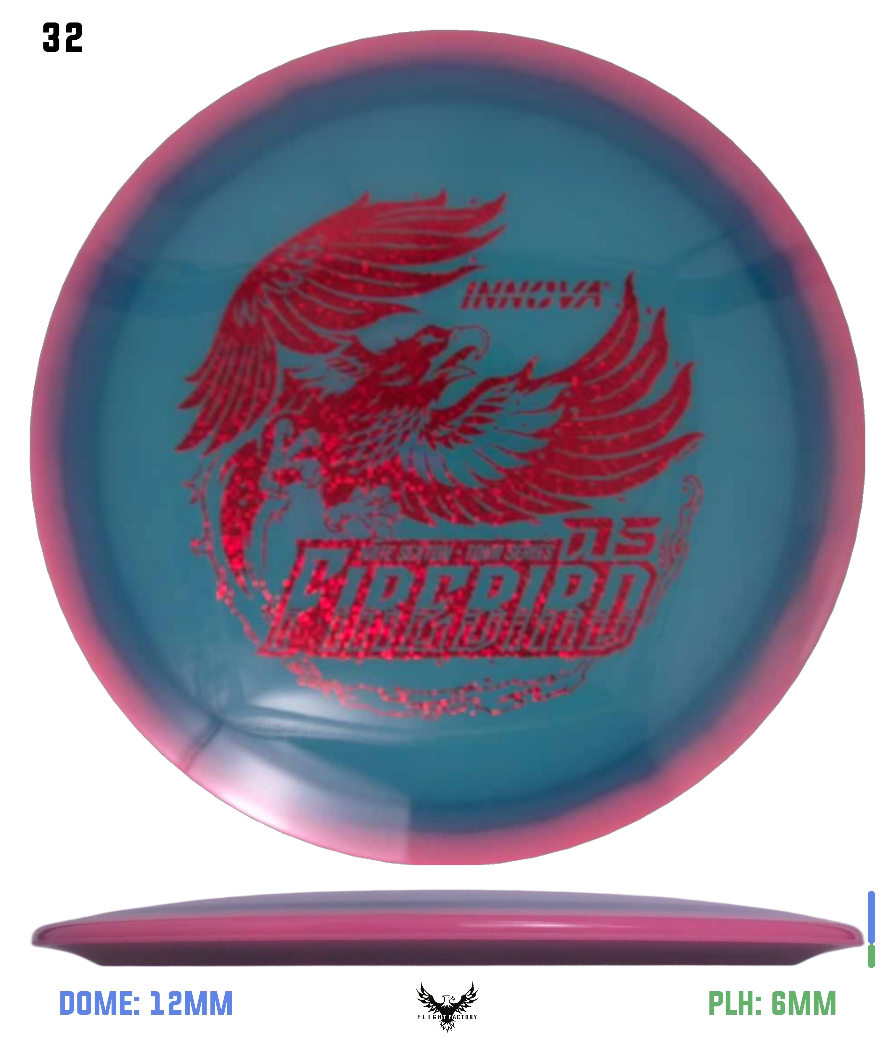 Innova Proto Glow Halo Champion Firebird - Nate Sexton Tour Series