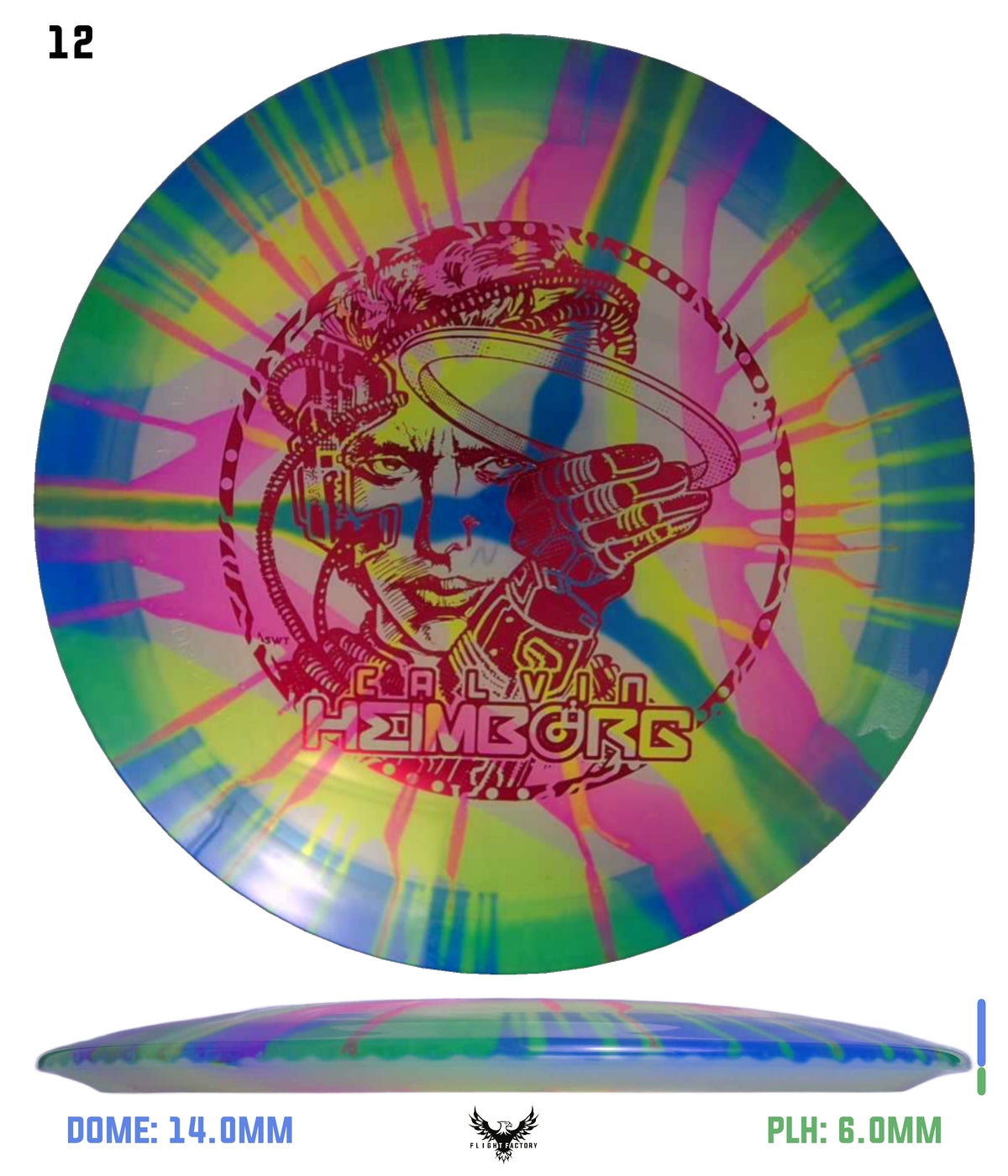Innova I-Dye Champion Eagle - Calvin HeimBORG 3.0