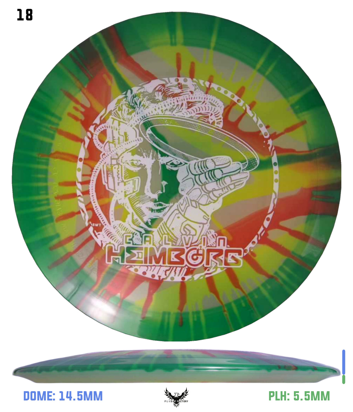 Innova I-Dye Champion Eagle - Calvin HeimBORG 3.0