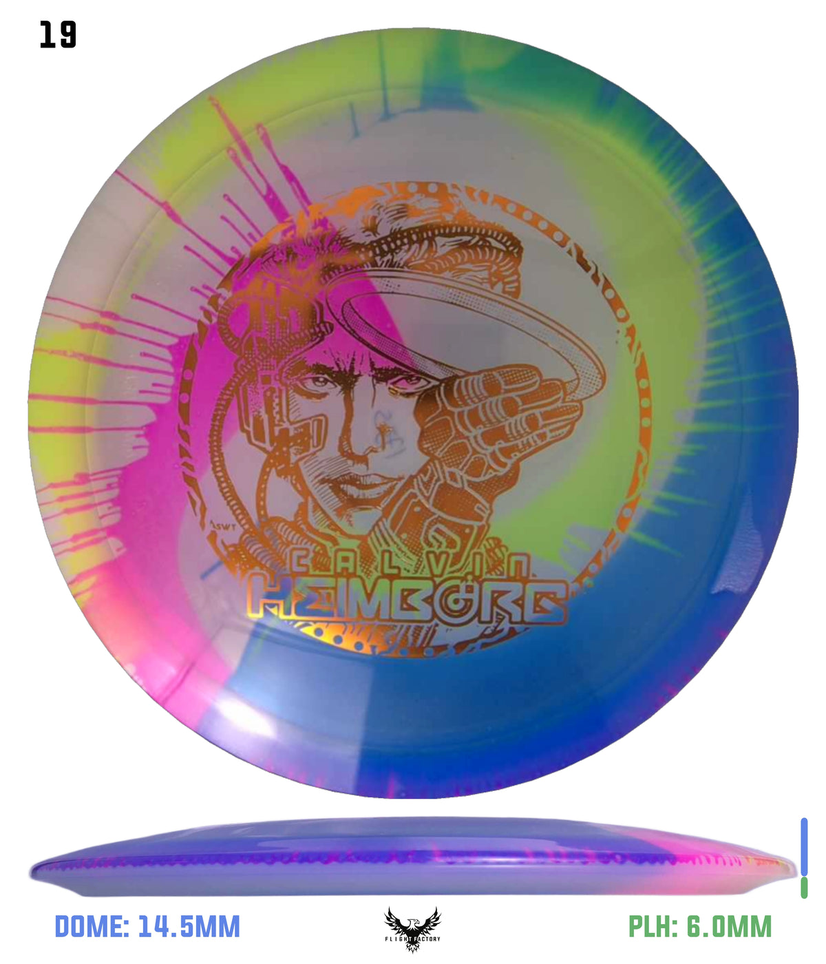 Innova I-Dye Champion Eagle - Calvin HeimBORG 3.0
