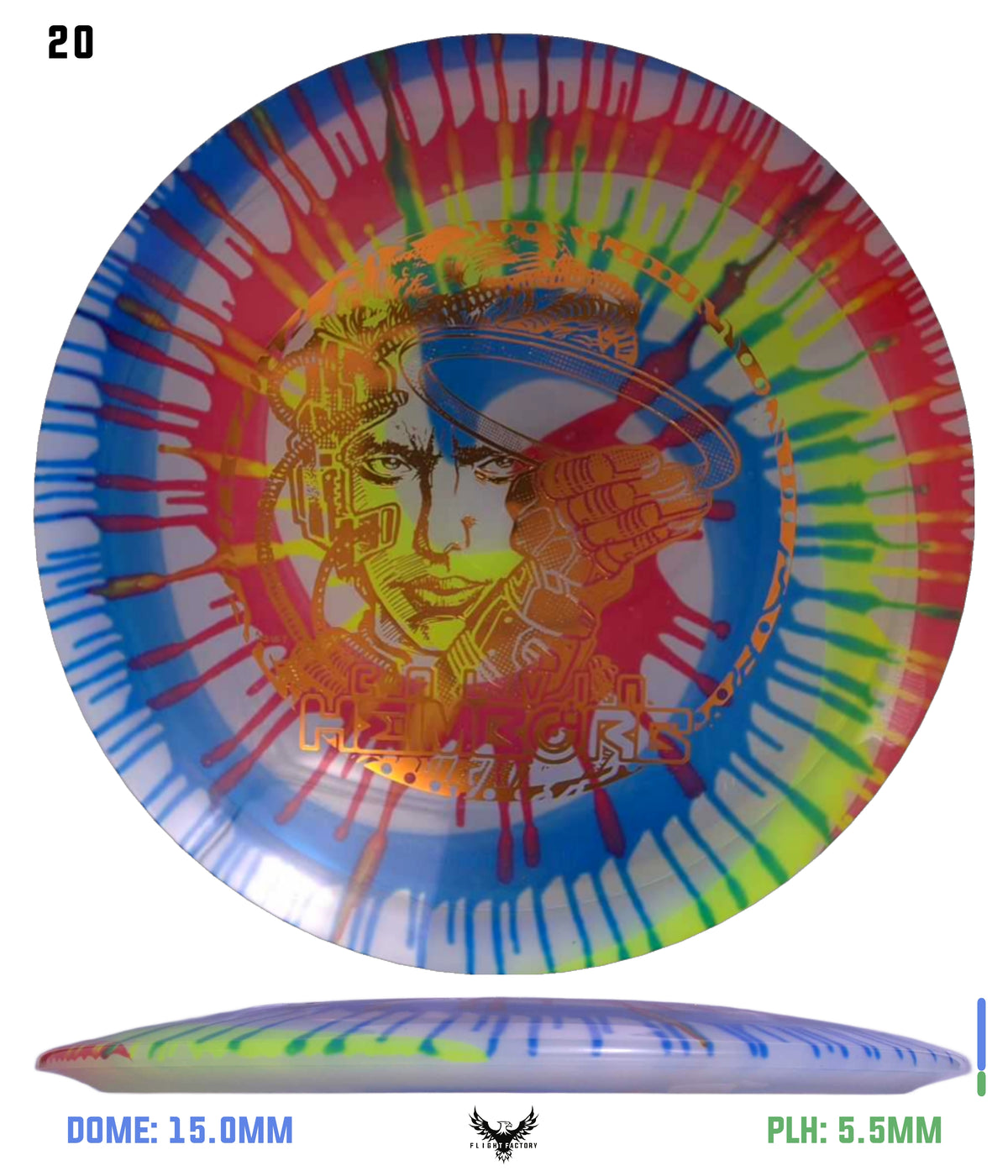 Innova I-Dye Champion Eagle - Calvin HeimBORG 3.0