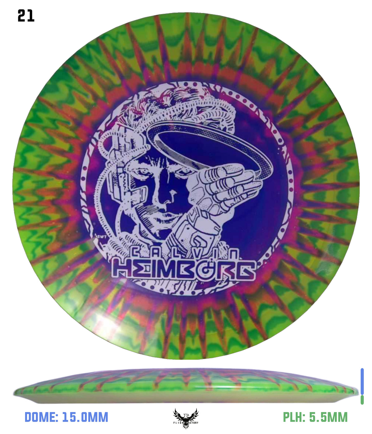 Innova I-Dye Champion Eagle - Calvin HeimBORG 3.0