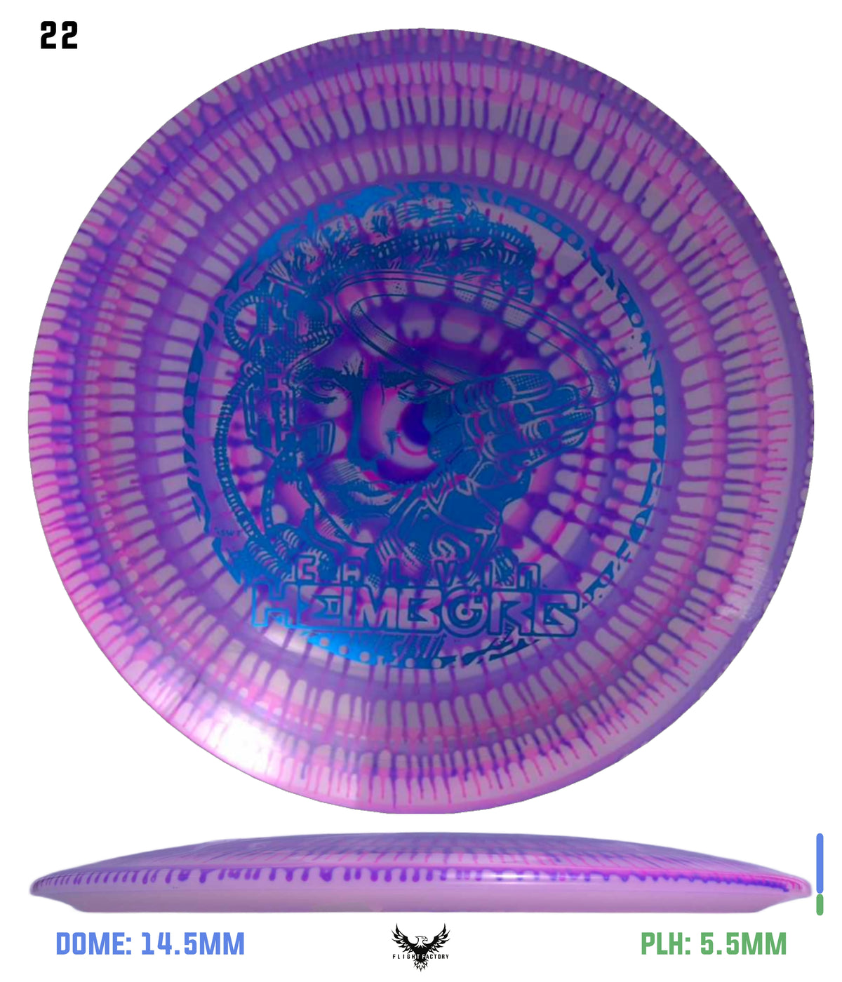 Innova I-Dye Champion Eagle - Calvin HeimBORG 3.0