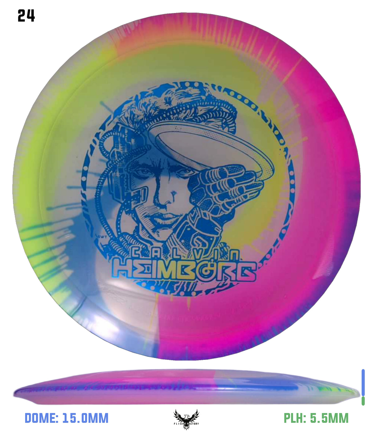 Innova I-Dye Champion Eagle - Calvin HeimBORG 3.0