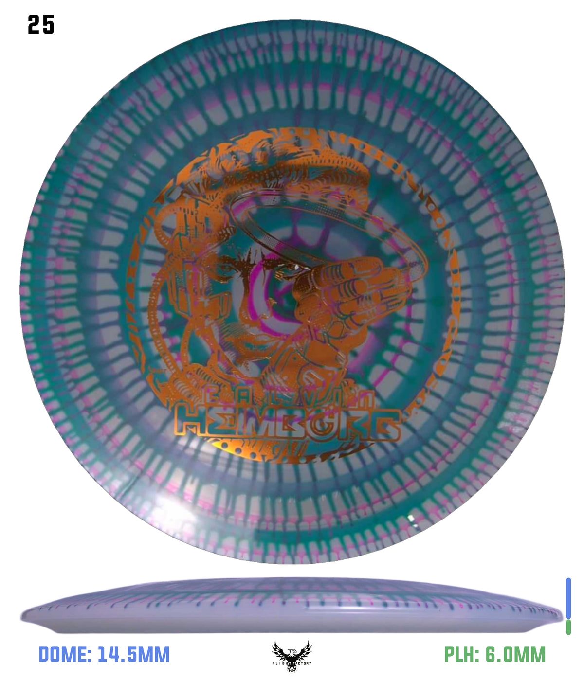 Innova I-Dye Champion Eagle - Calvin HeimBORG 3.0