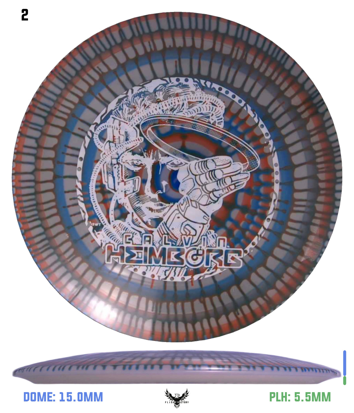 Innova I-Dye Champion Eagle - Calvin HeimBORG 3.0