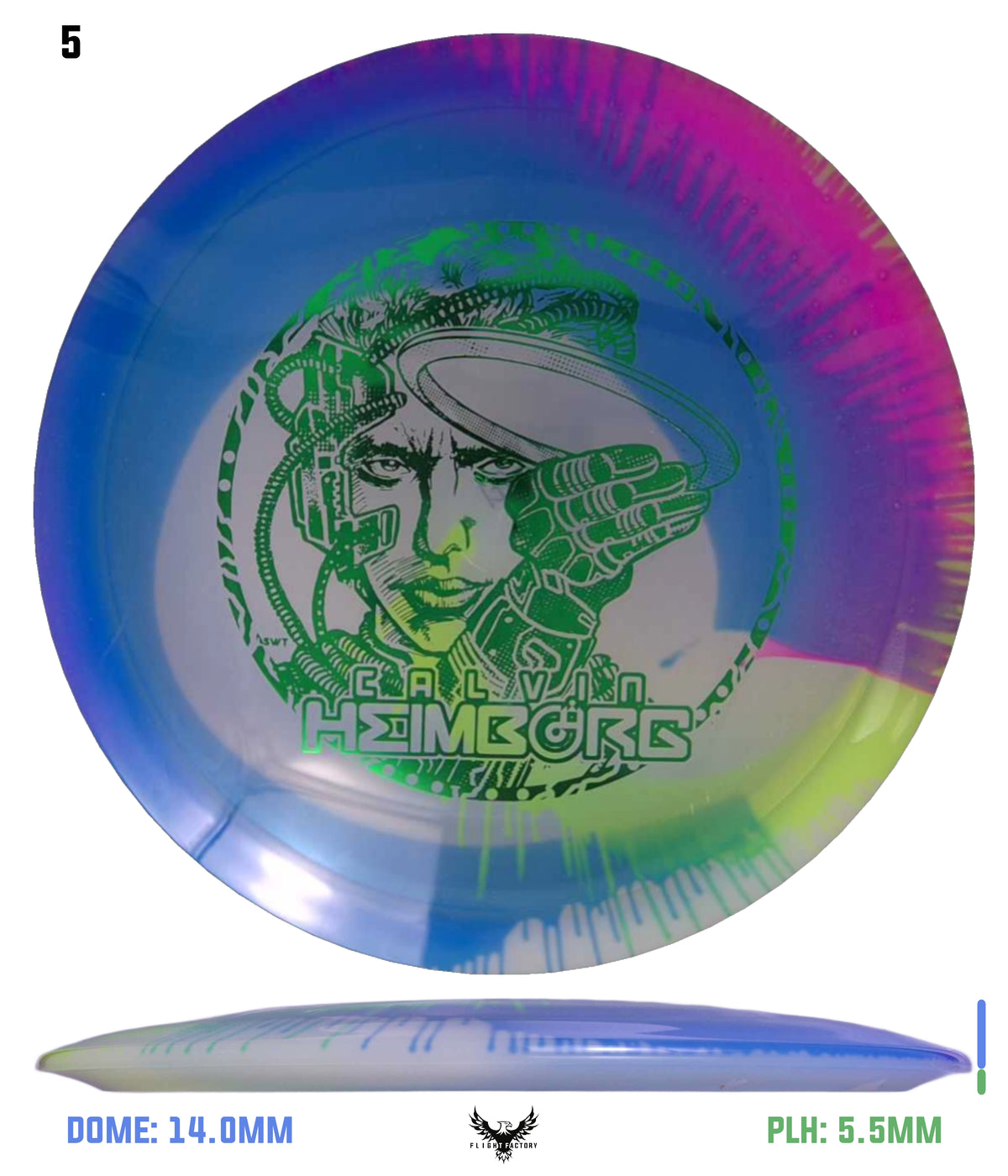 Innova I-Dye Champion Eagle - Calvin HeimBORG 3.0