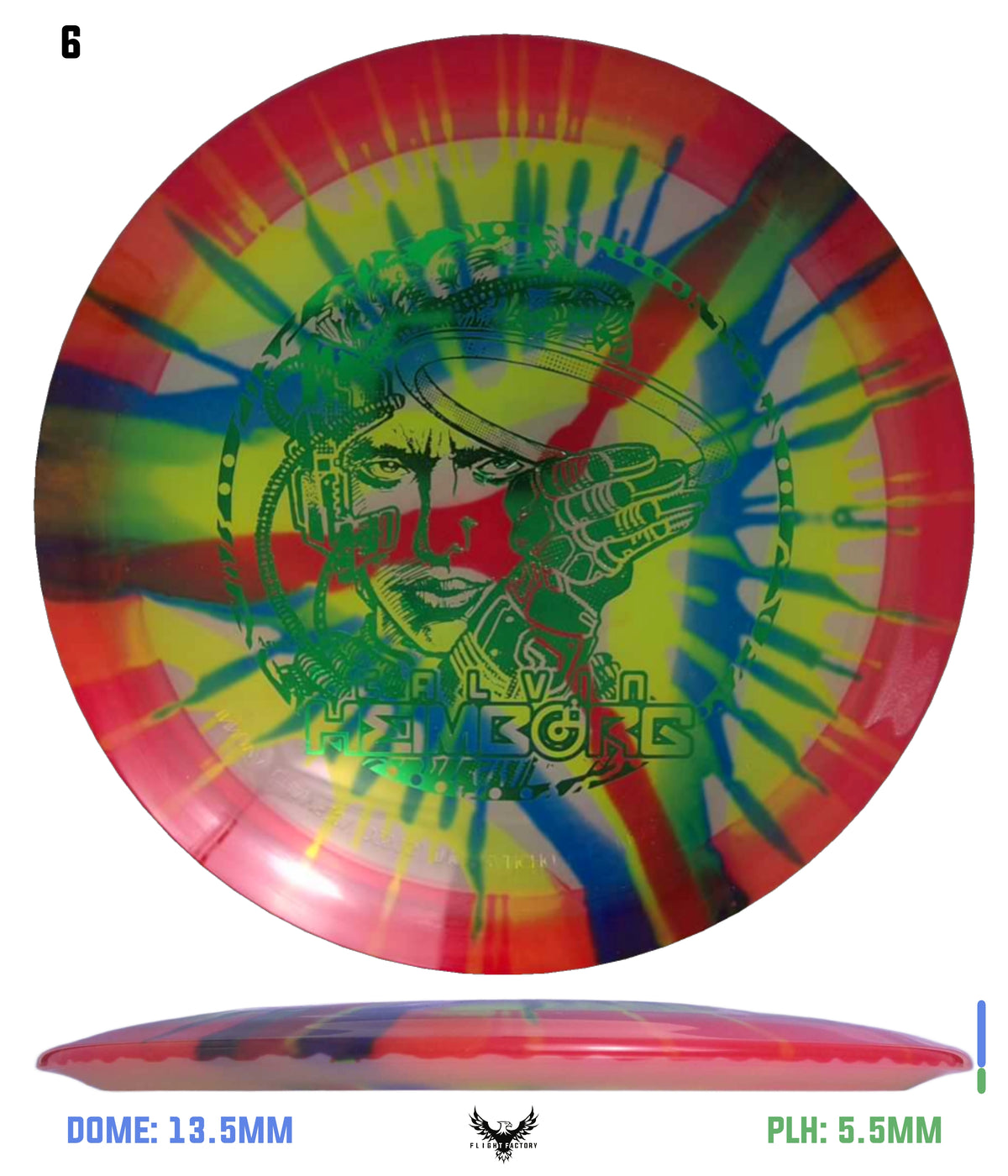 Innova I-Dye Champion Eagle - Calvin HeimBORG 3.0
