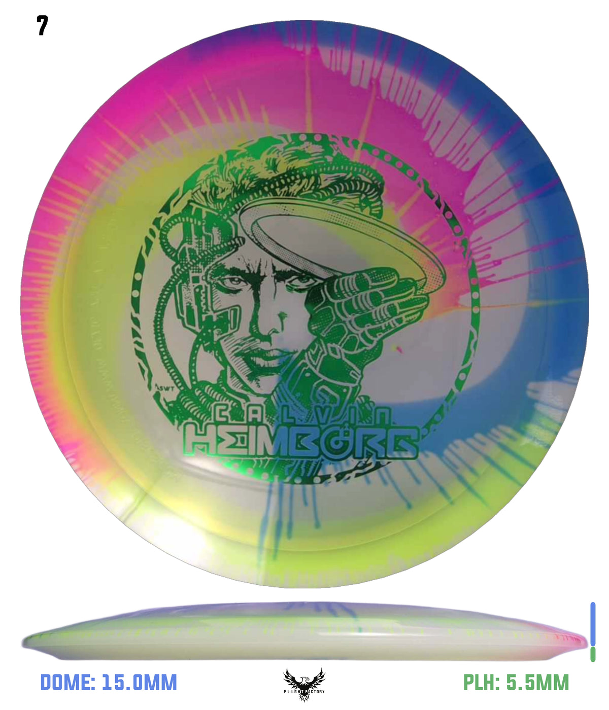 Innova I-Dye Champion Eagle - Calvin HeimBORG 3.0