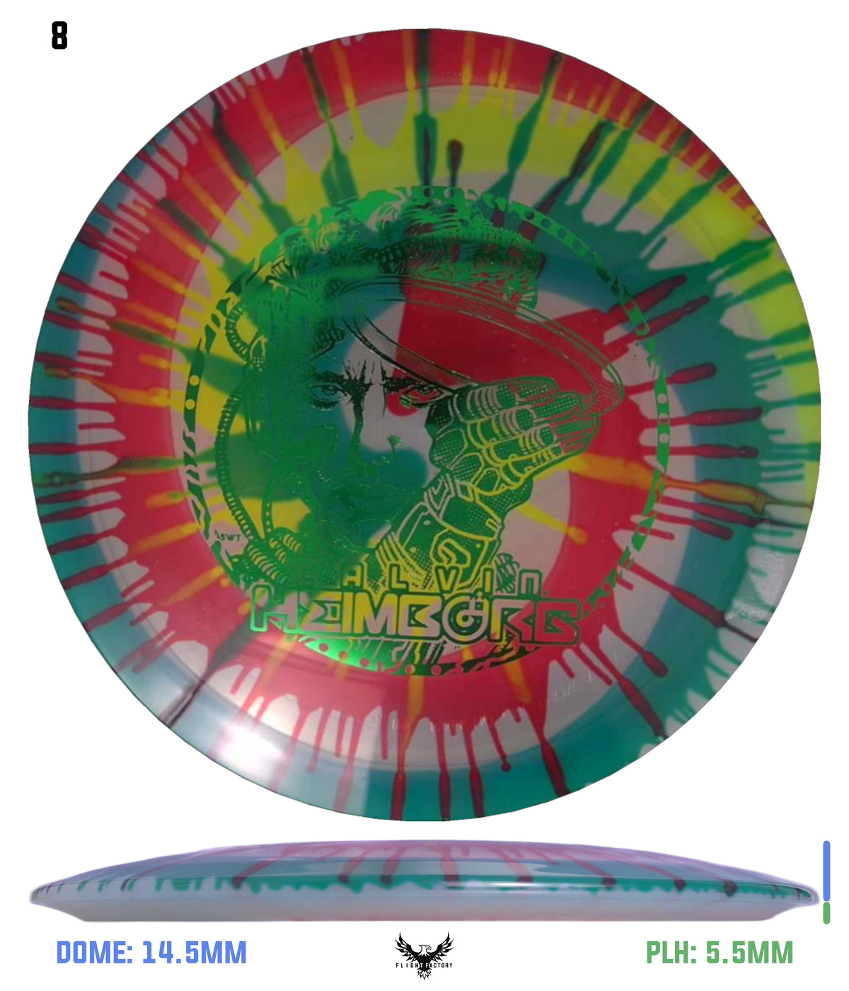 Innova I-Dye Champion Eagle - Calvin HeimBORG 3.0