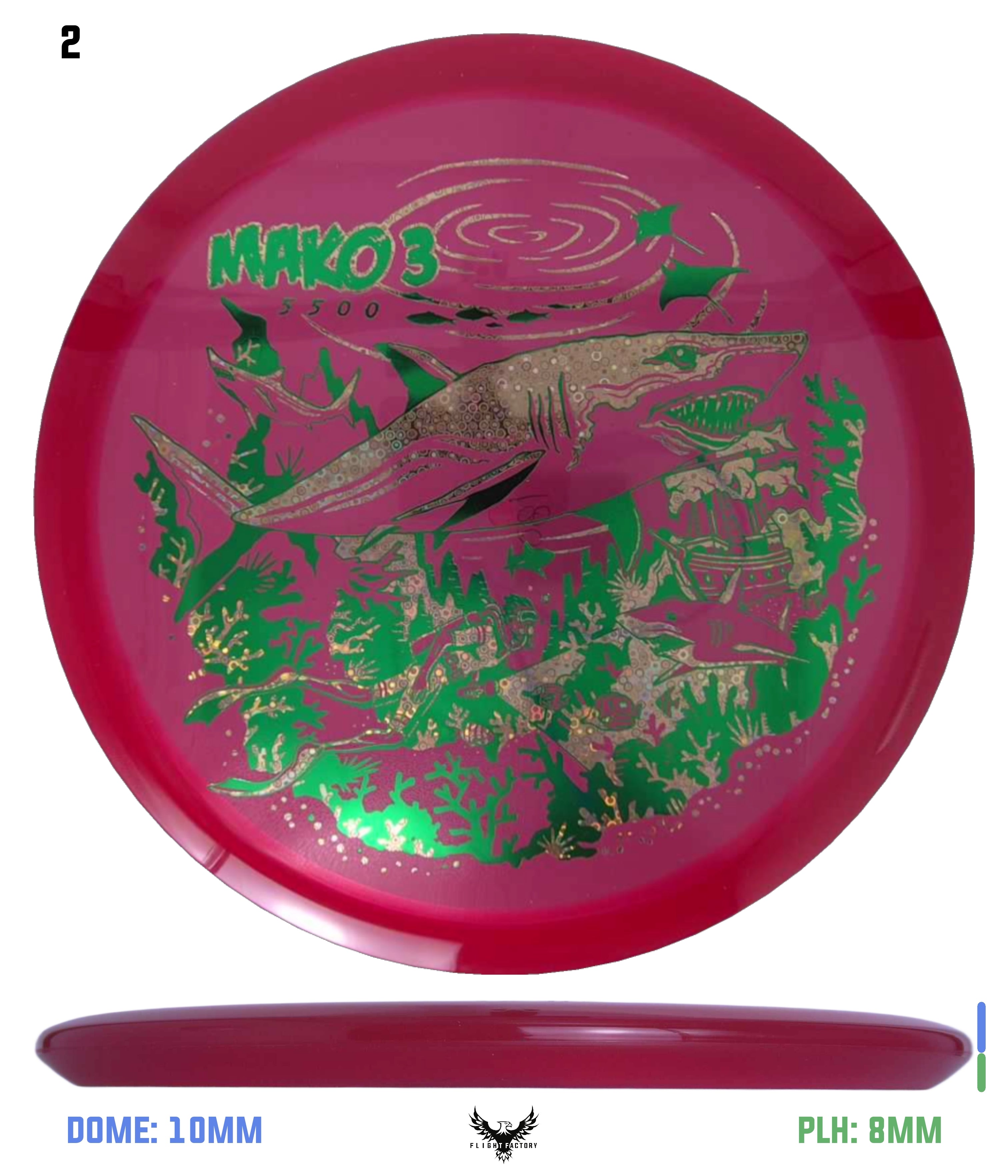 極覇礁 Innova Champion Mako3 - Riptide Reef - Flight Factory Discs