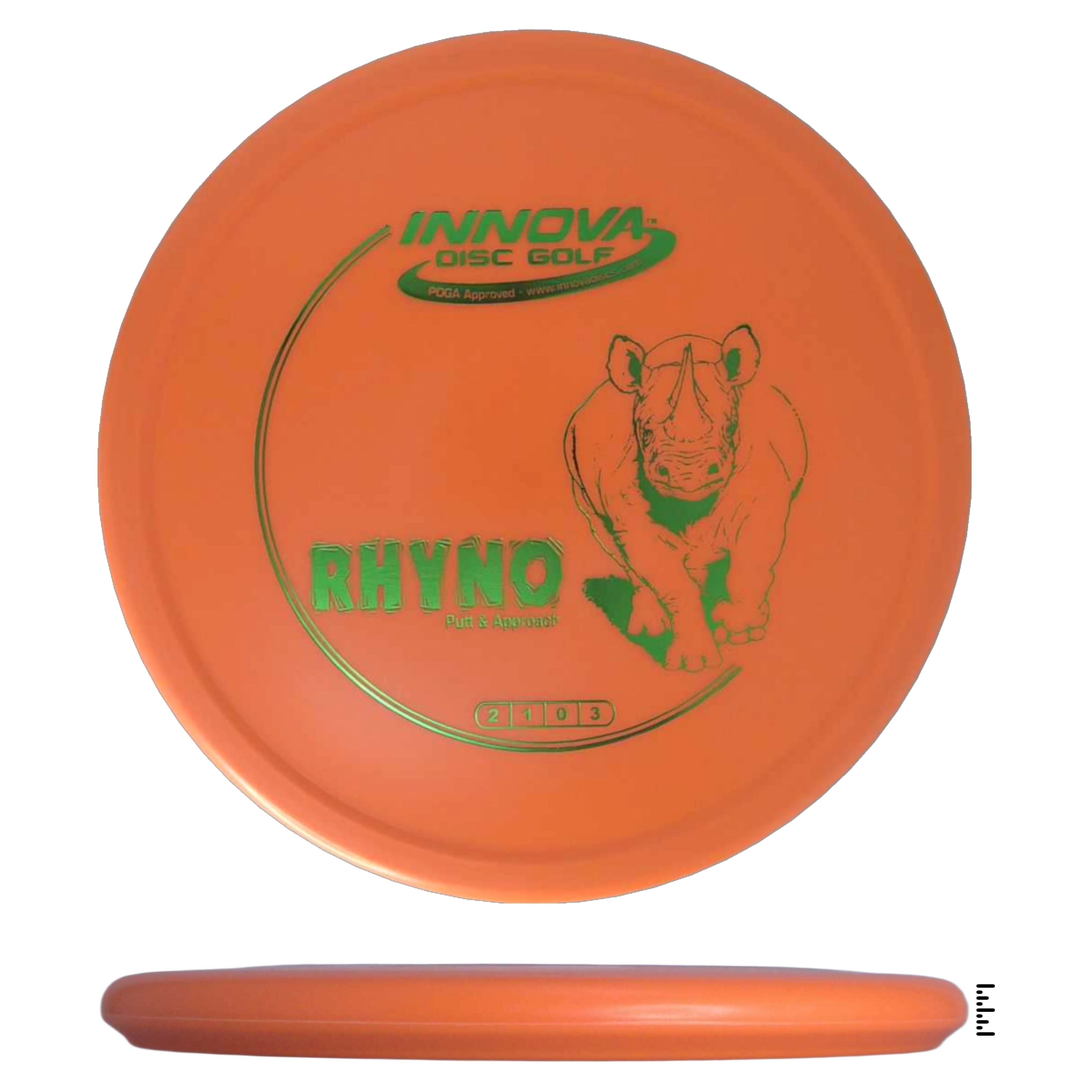Innova Star Rhyno Disc Golf Putter – RARE Black, Premium Plastic, 2 Speed