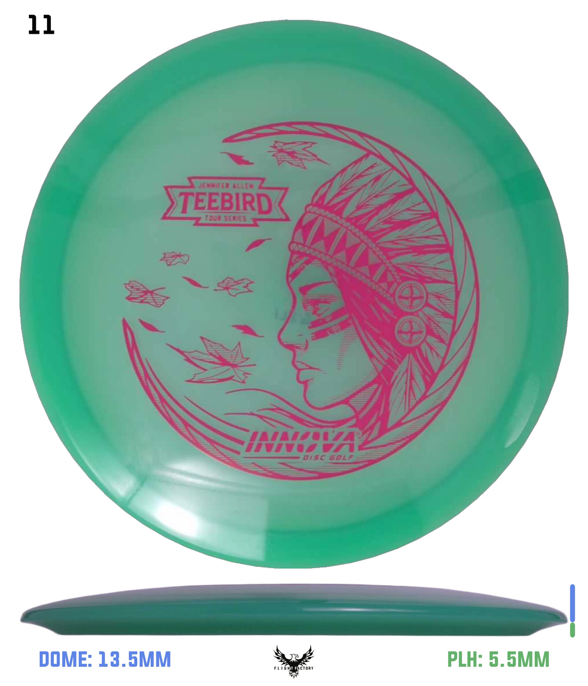 Innova Proto Champion Color Glow Teebird - Jennifer Allen Tour Series (2025)