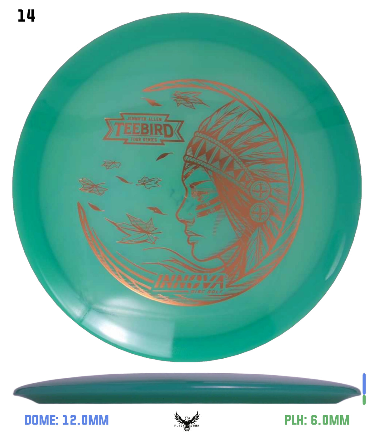 Innova Proto Champion Color Glow Teebird - Jennifer Allen Tour Series (2025)