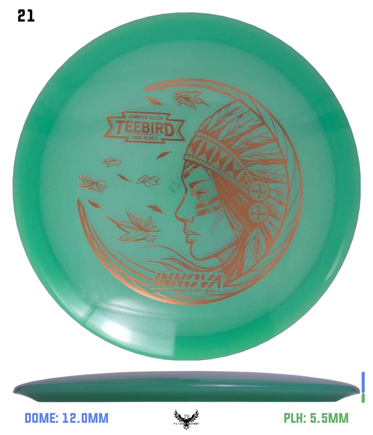 Innova Proto Champion Color Glow Teebird - Jennifer Allen Tour Series (2025)
